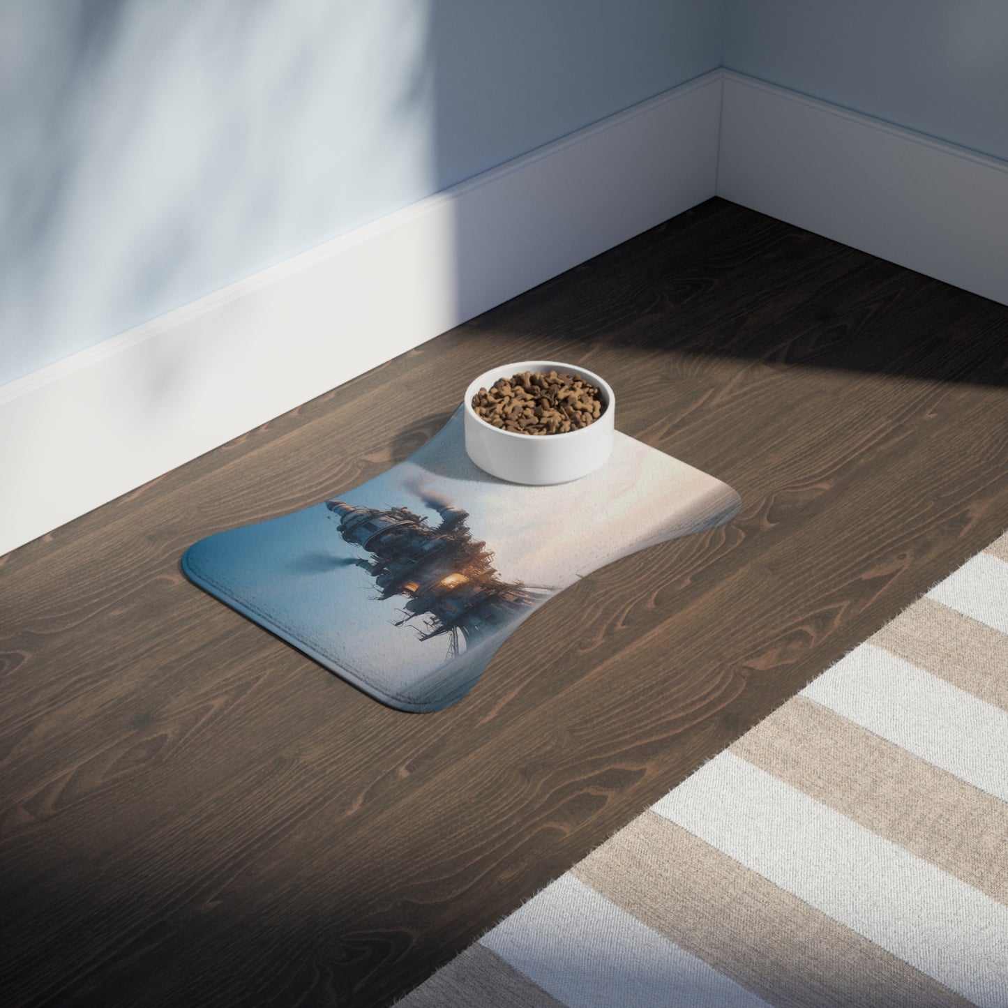 Steamborne Tower Pet Feeding Mats – Dawn’s Industrial Sanctuary