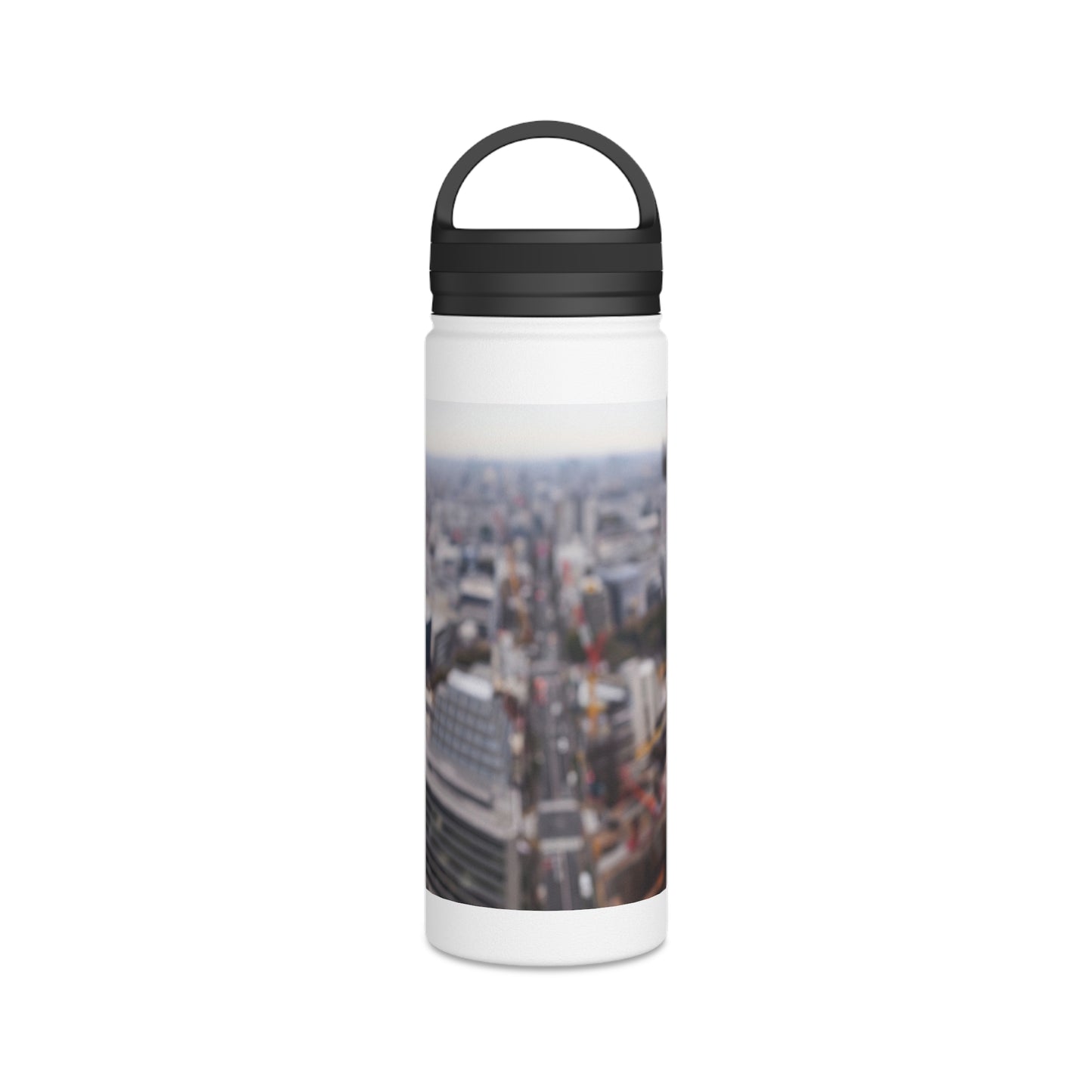 Rusty Heart Weight Bottle – Suspended Above the City’s Pulse