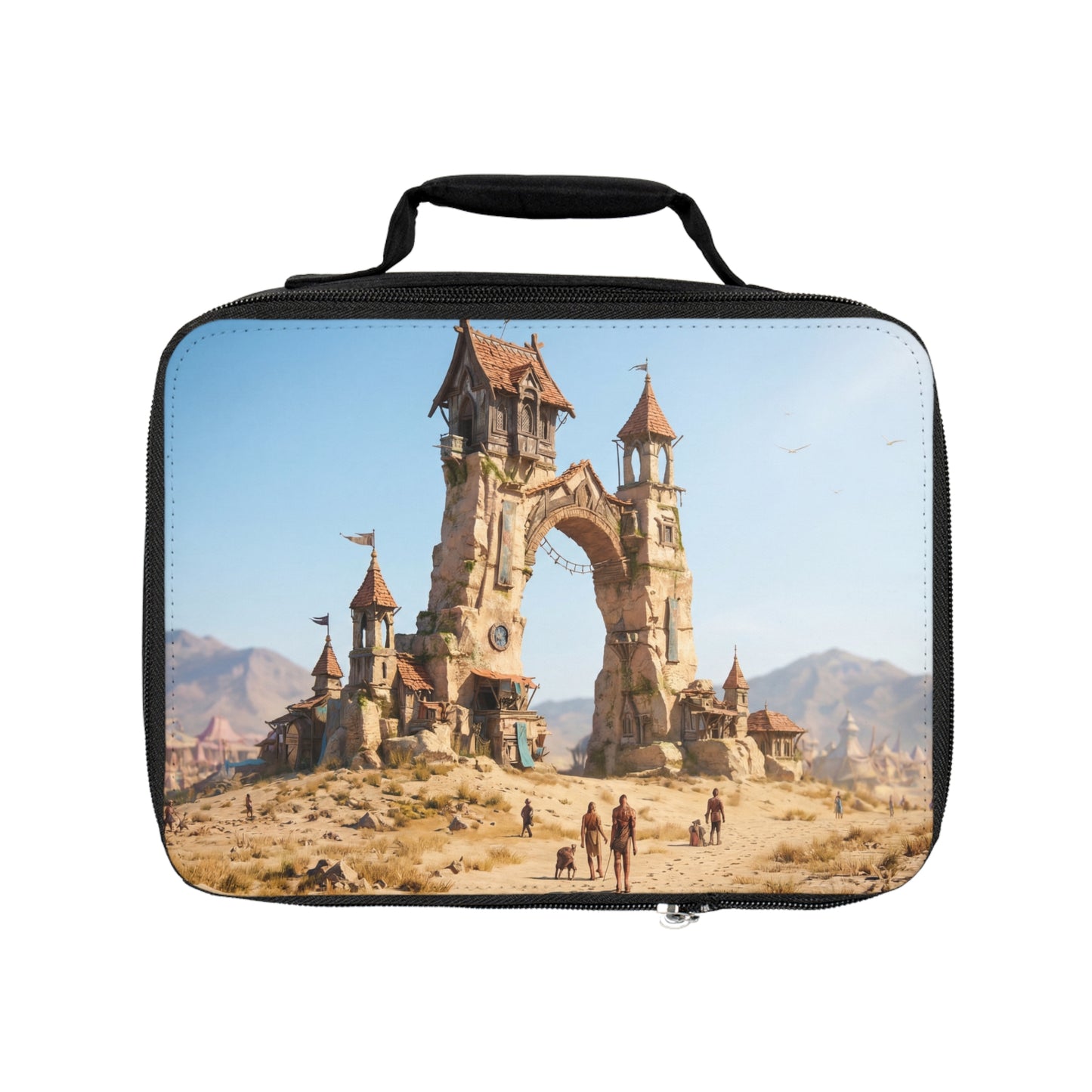 Desert Citadel Lunch Bag – Sun-Drenched Ruins of a Forgotten Kingdom