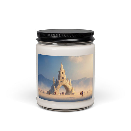 Desert Castle Scented Soy Candle, 9oz – Warm Sandstone Twilight