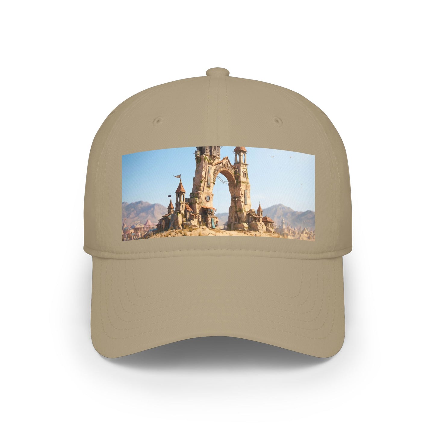 Desert Gatehouse Low Profile Baseball Cap – Arid Sentinel Archway