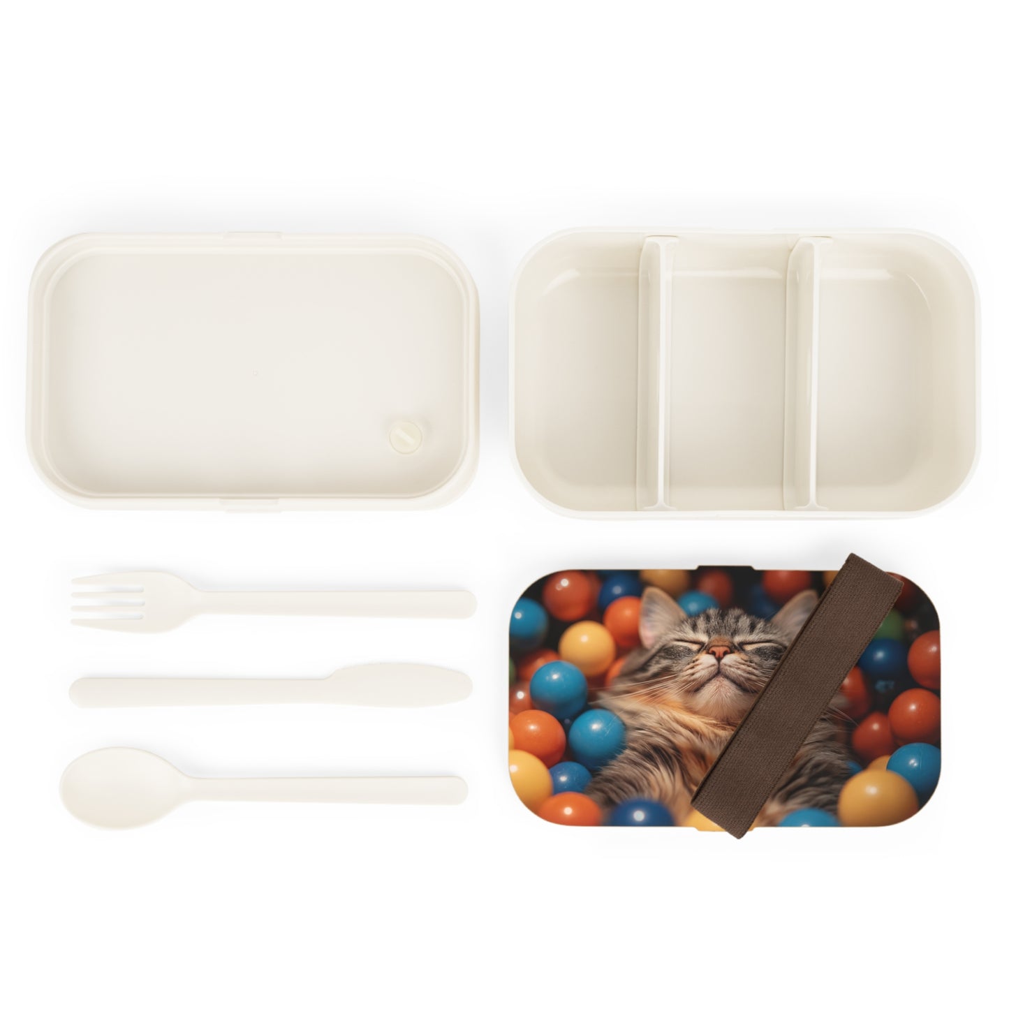 Ball Pit Cat Bento Lunch Box – Whisker-Touch Dreamland