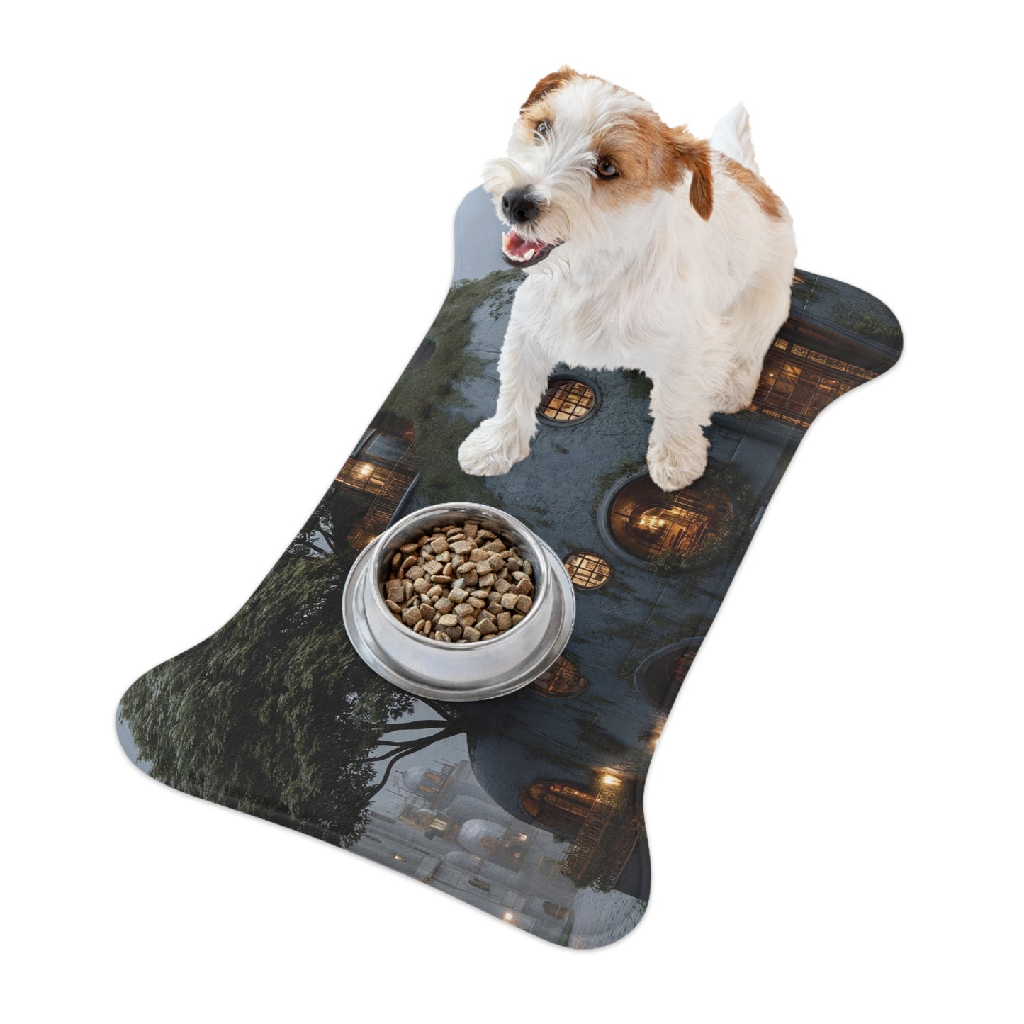 Moonlit Treehouse Dome Mat – Whispers of the Ancient Grove