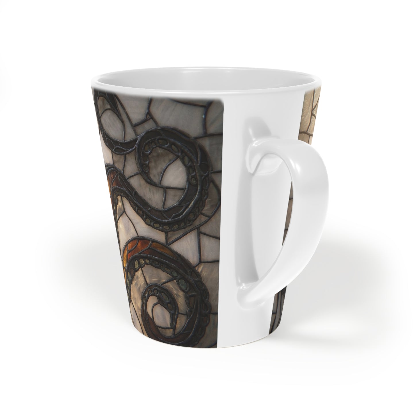 Copper Tentacles Latte Mug, 12oz – Stained Glass Guardian