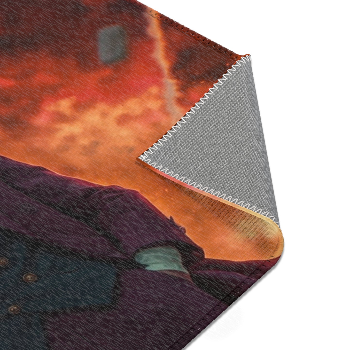 Crimson Explosion Rug – Mad Scientist’s Fiery Stand