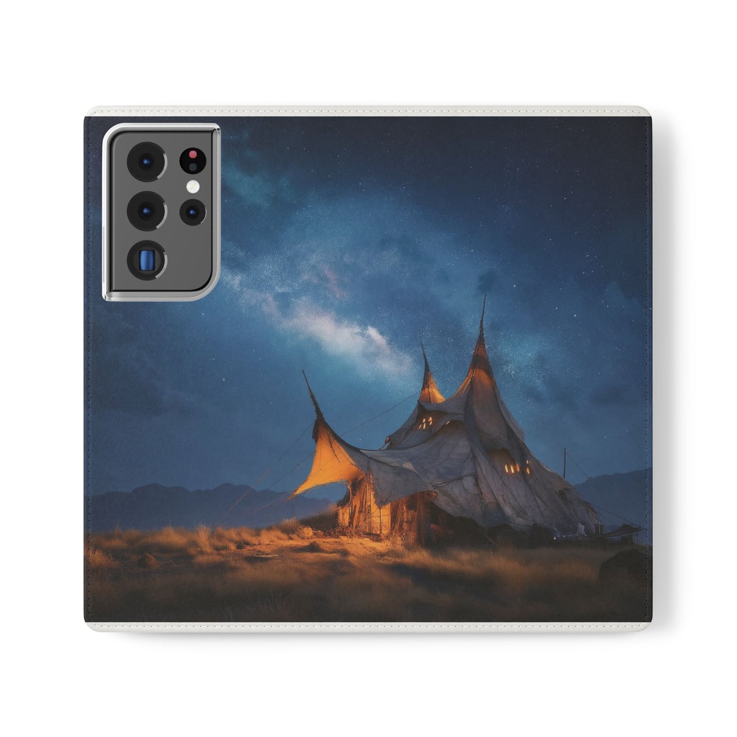 Stardust Nomad Tent Flip Cases – Milky Way Caravan Canvas