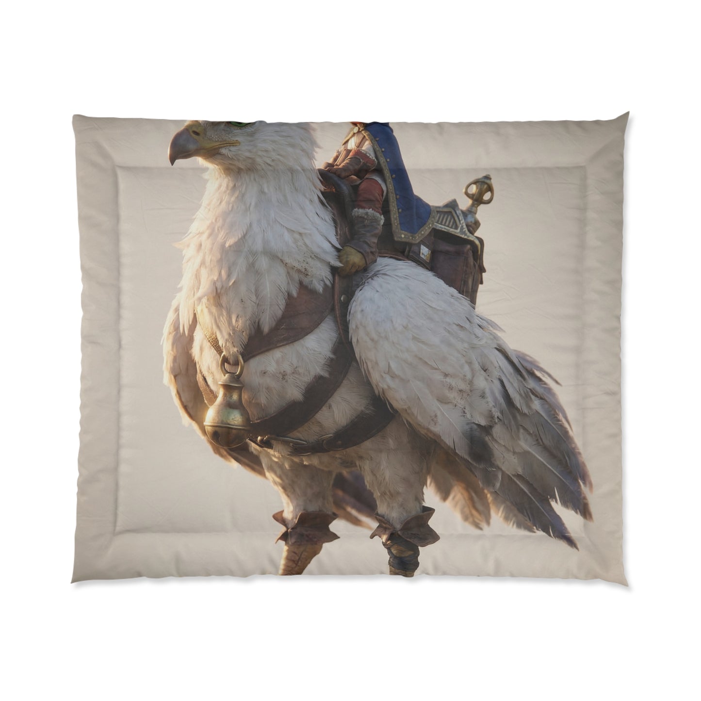 Skyborne Rider Comforter – Dawn’s Whisper on Feathers