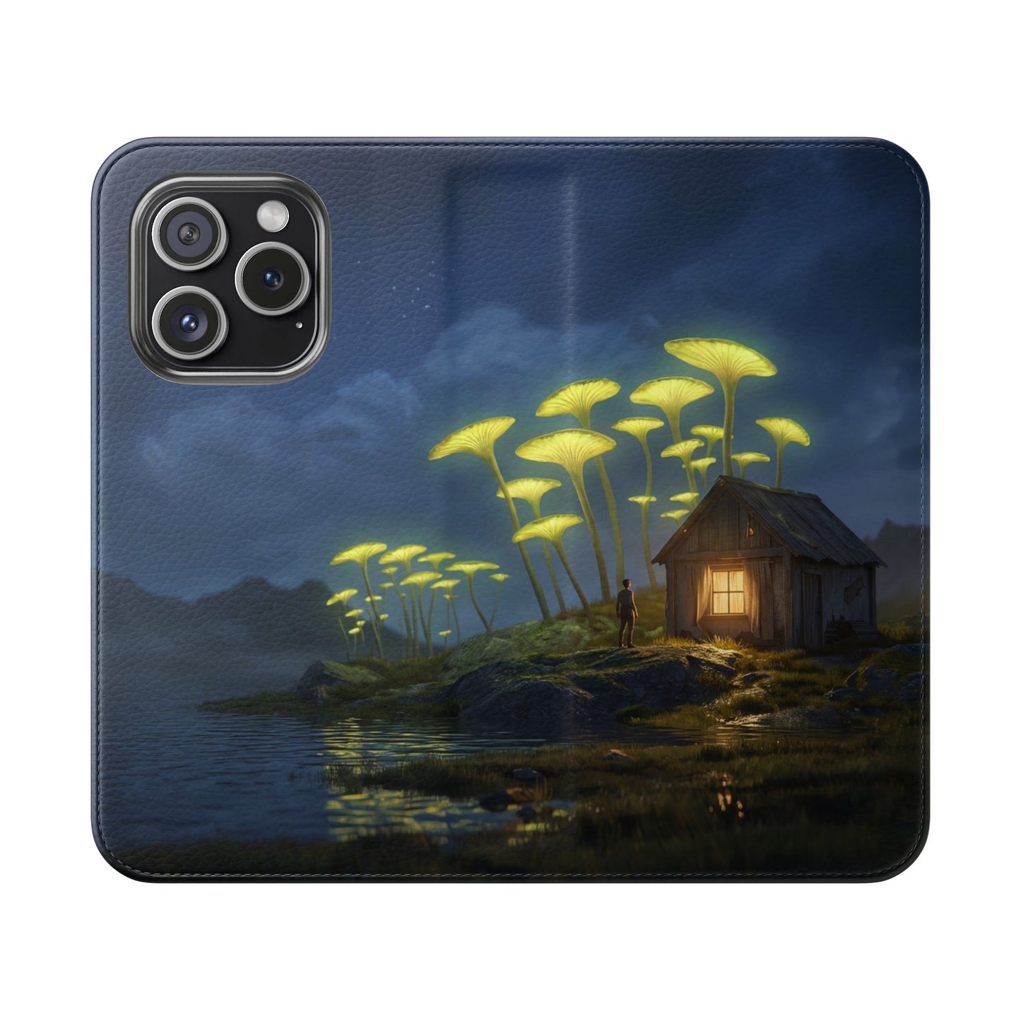 Glowing Mushroom Cottage Flip Cases – Whispering Grove Nightlight