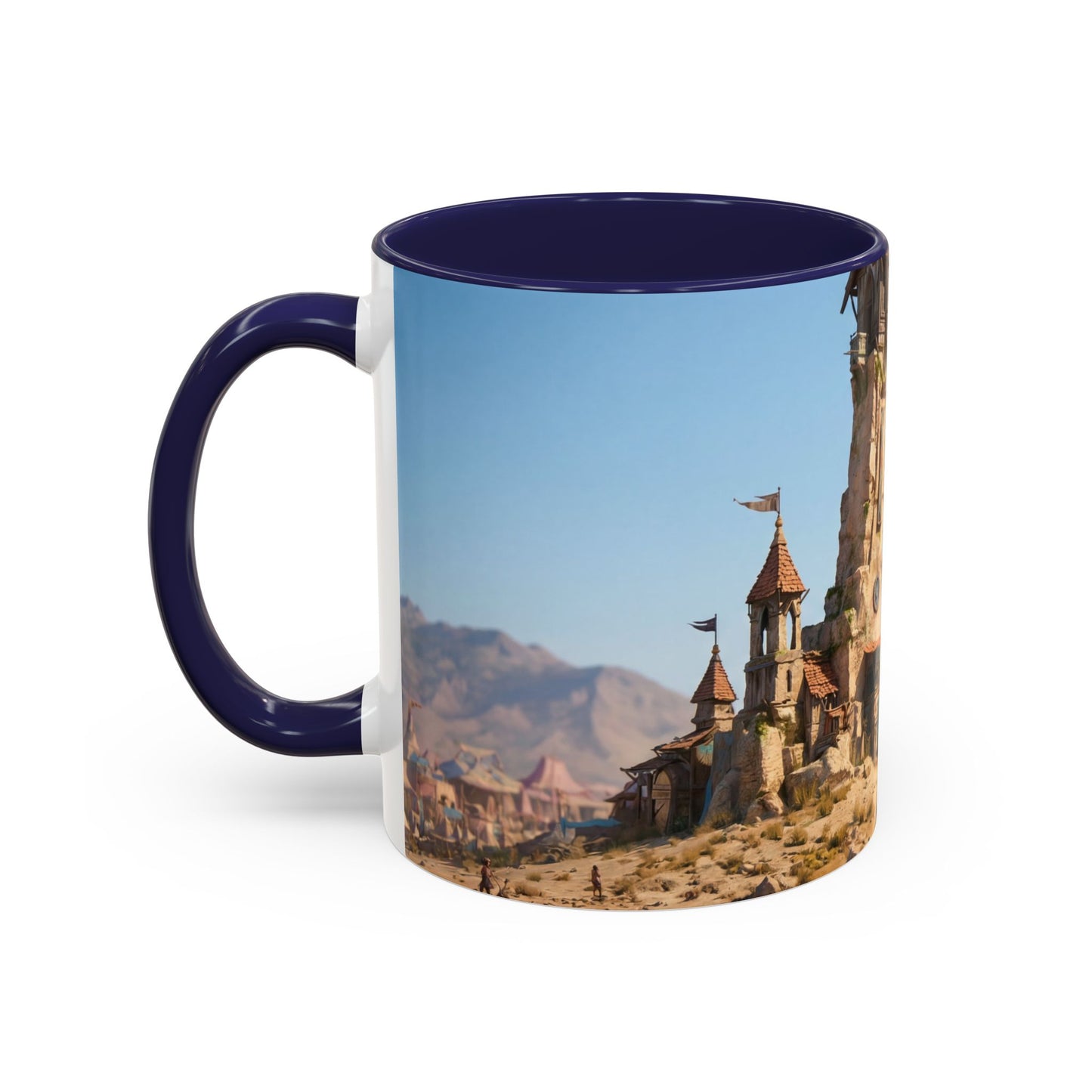Desert Sentinel Archway Accent Coffee Mug (11, 15oz) – Sun-Scorched Cityscape