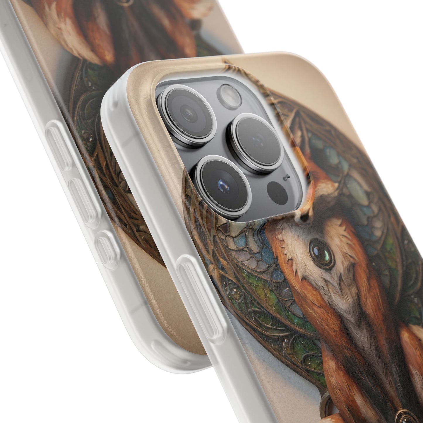 Fox Sentinel Flexi Cases – Amber Glaze and Stained Glass Reverie
