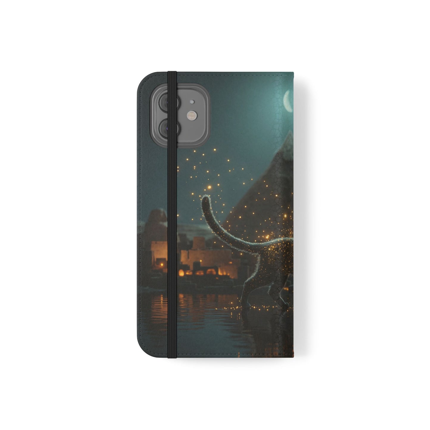 Celestial Vortex Flip Cases – Indigo Cloud Dreamscape