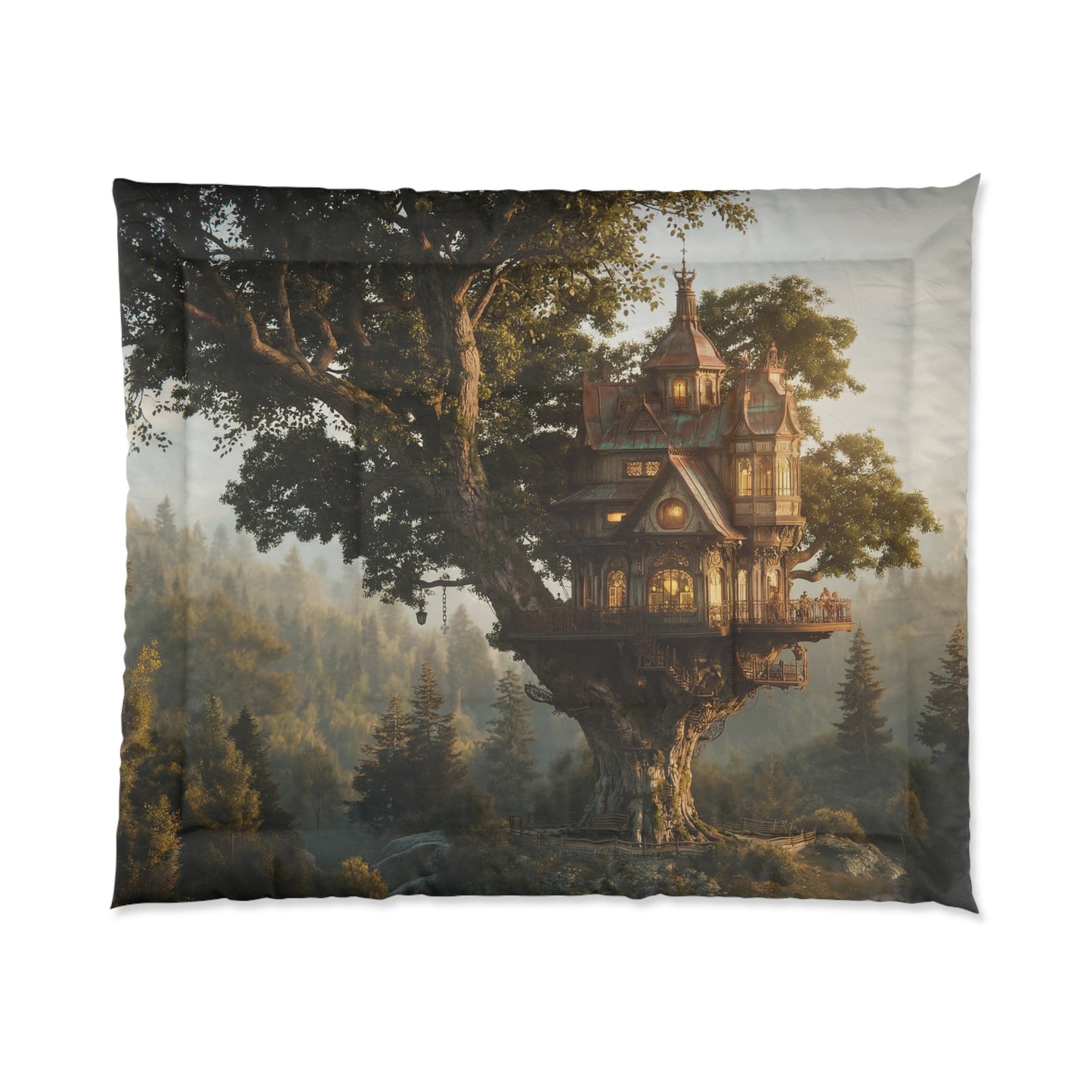 Treehouse Sanctuary Comforter – Whispers of the Ancient Grove
