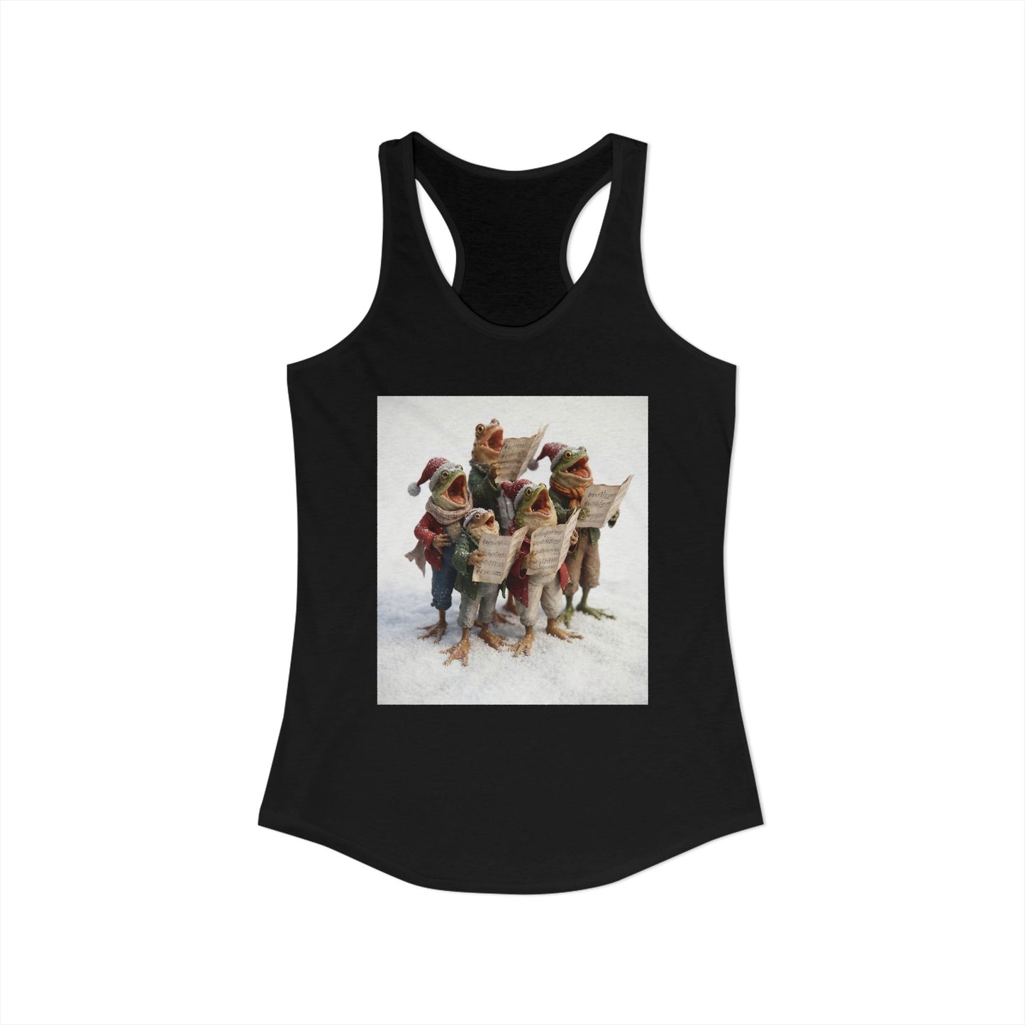 Winter Frogs Carole King Women's Ideal Racerback Tank – Snowy Chorus Carole King Tribute