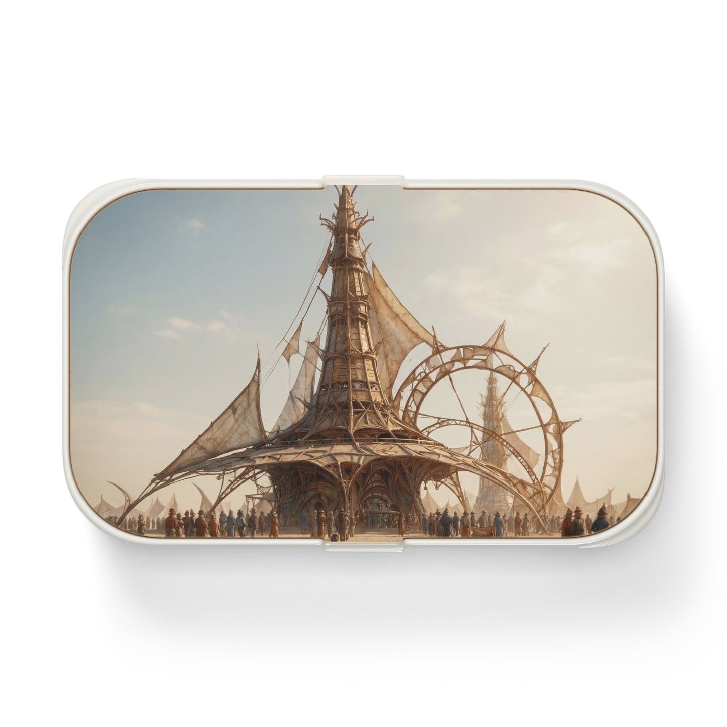 Desert Sky-Sail Bento Lunch Box – Aetherial Market at Dusk