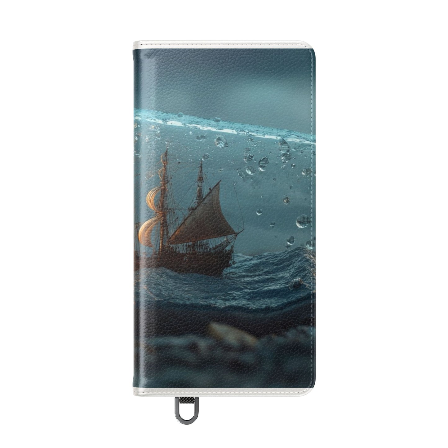 Storm-Struck Galleon Flip Cases – Lightning Inside Glass Bottle