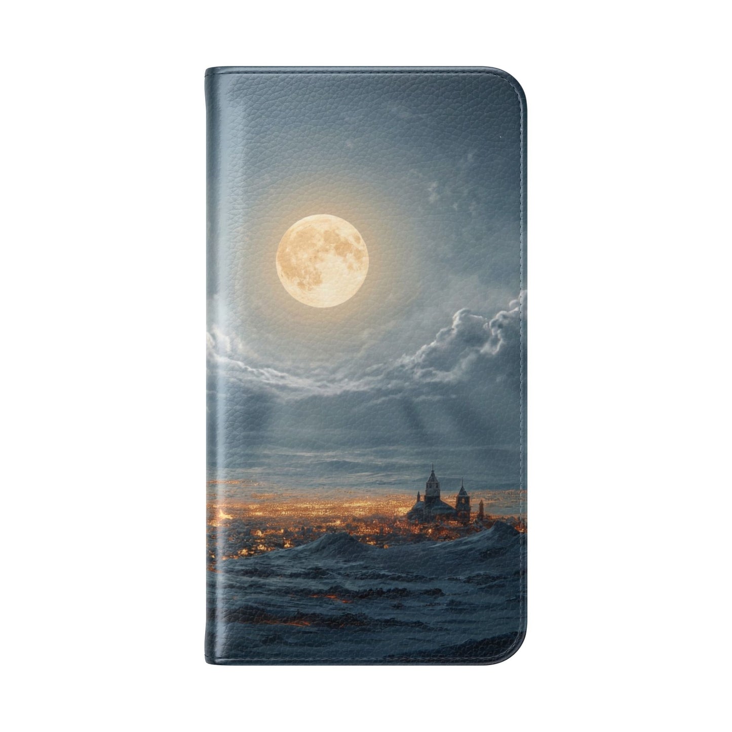 Moonlit Sleigh Flip Cases – Northern Lights Winter Journey