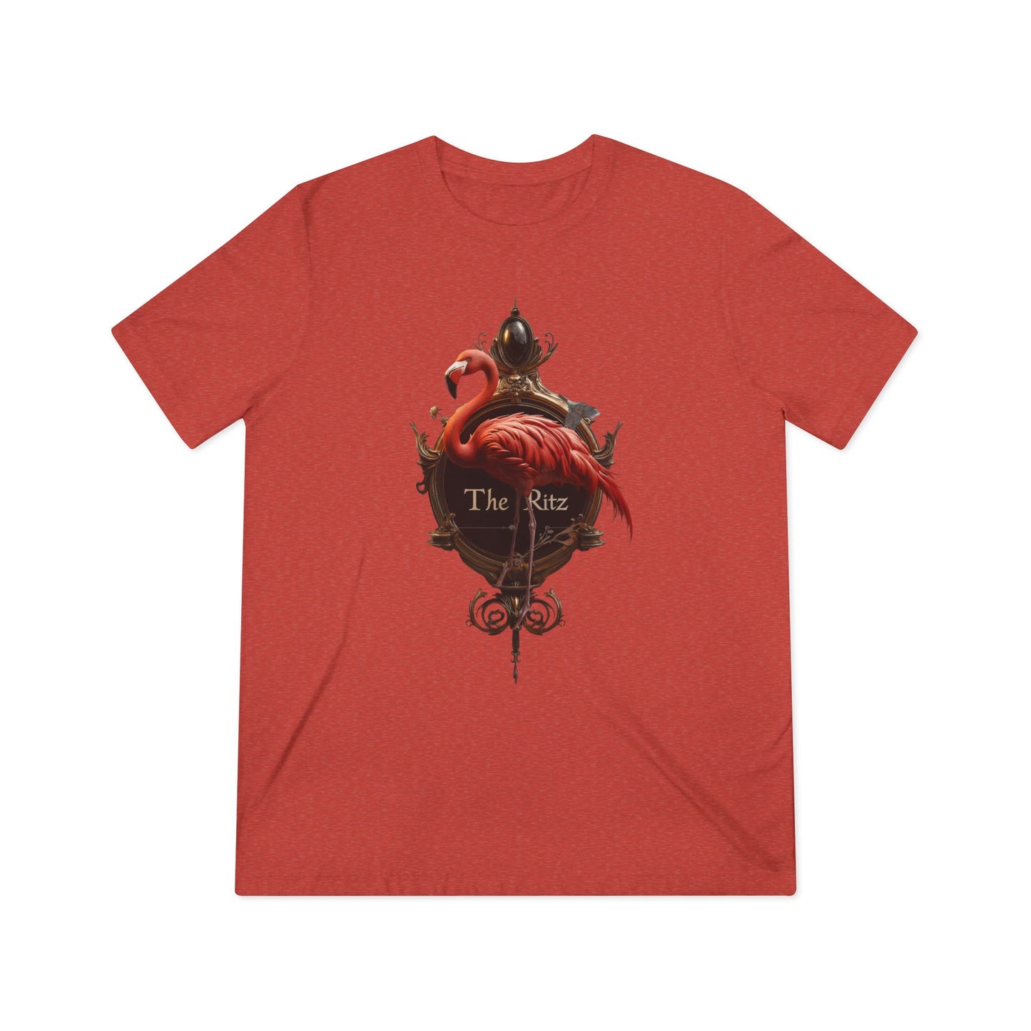 The Ritz Flamingo Tee – Opulent Gothic Ornament Graphic Shirt