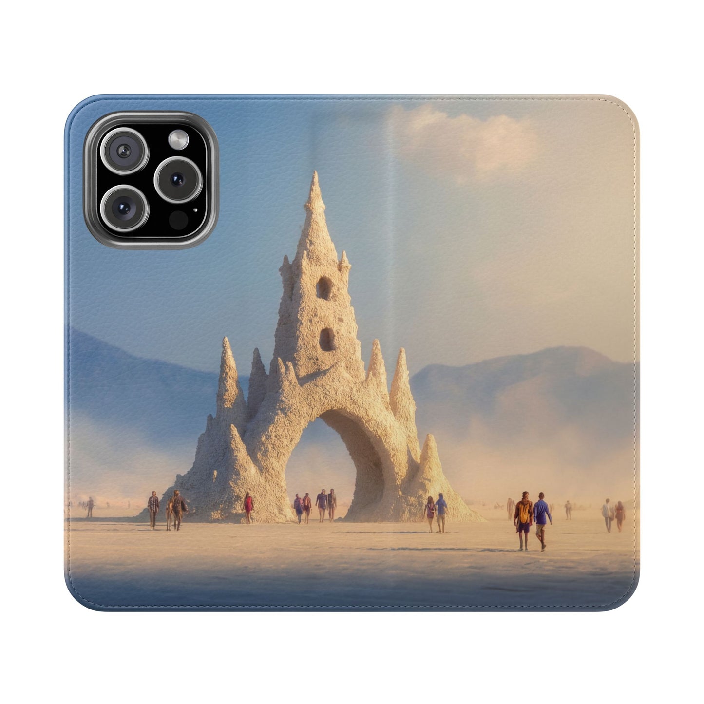 White Tower Flip Cases – Salt Desert Gateway Art