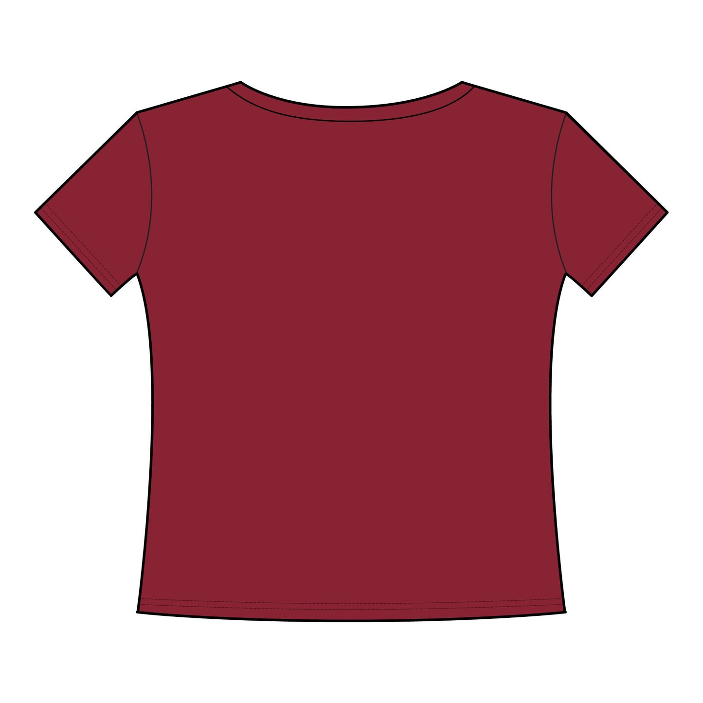 Golden Hour Wolf Women's Curvy Fine Jersey Tee – Ethereal Silhouette Print