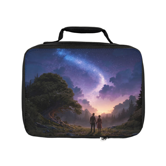 Starlit Pact Lunch Bag – Under the Milky Way’s Whispering Sky