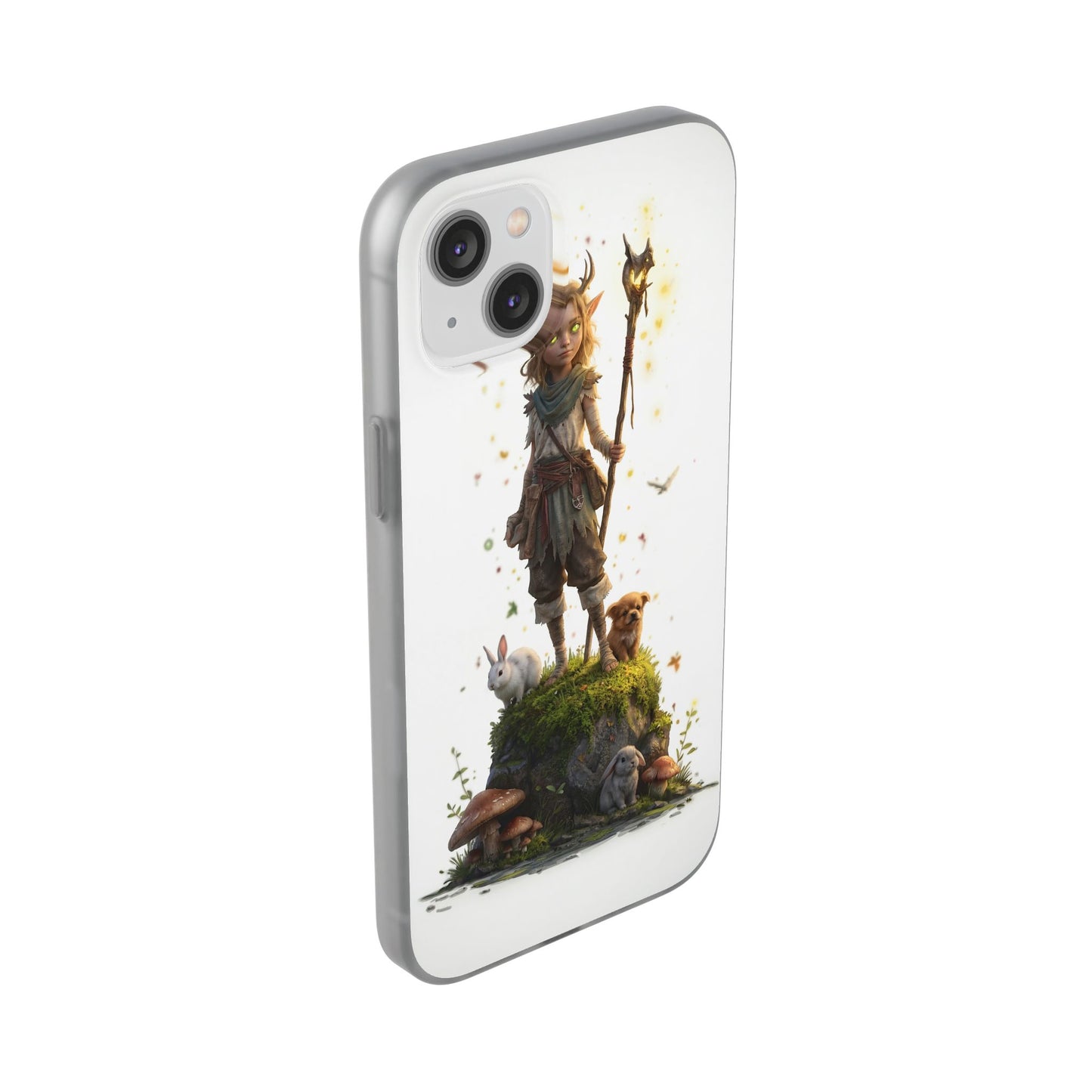 Forest Sentinel Flexi Cases – Luminescent Deerhorn Guardian