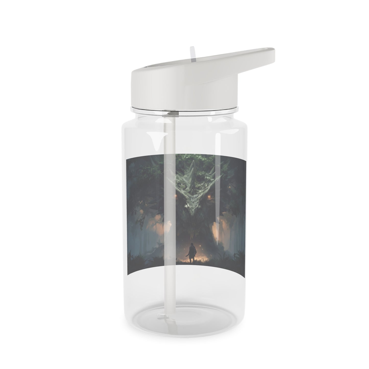 Forest Guardian Dragon Water Bottle – Moss & Ember Encounter