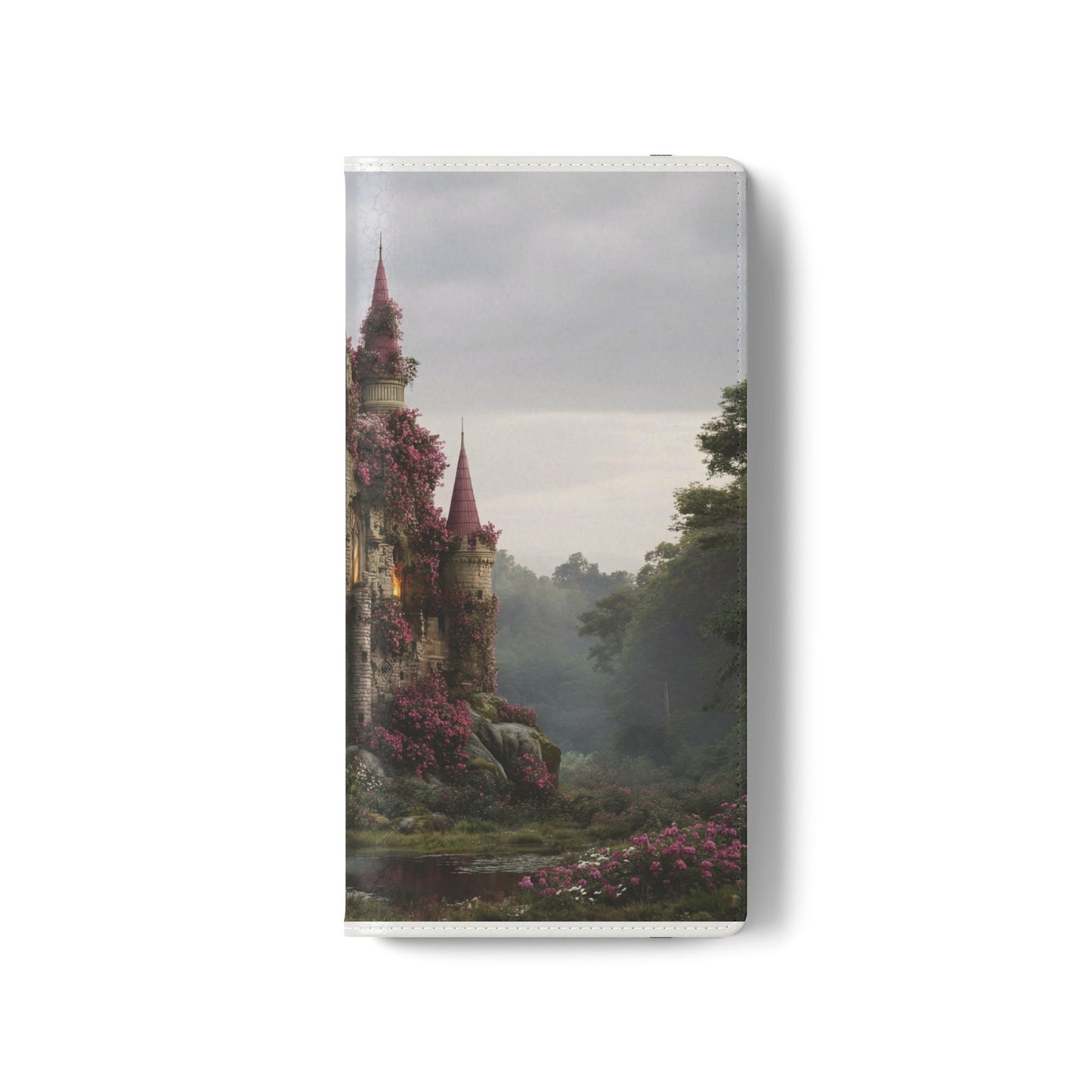 Blossom Spire Flip Cases – Pink Ivy Gothic Castle Cover