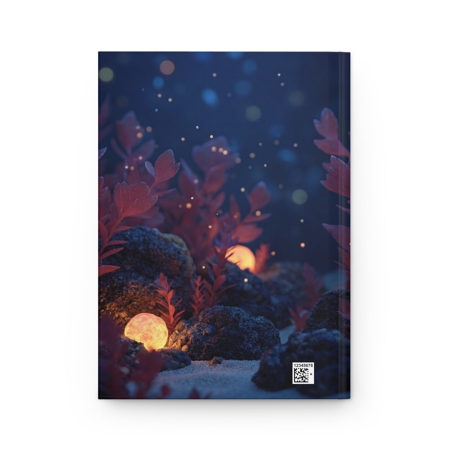 Bioluminescent Jellyfish Journal Matte – Whispering Deep Sea Dreamscape