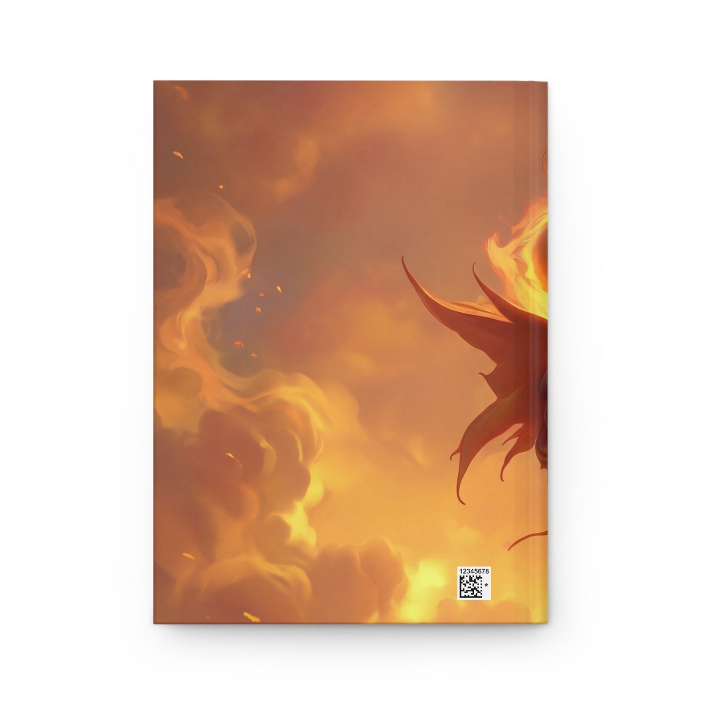 Flame-Skull Rosebearer Hardcover Journal Matte – Ashes to Bloom