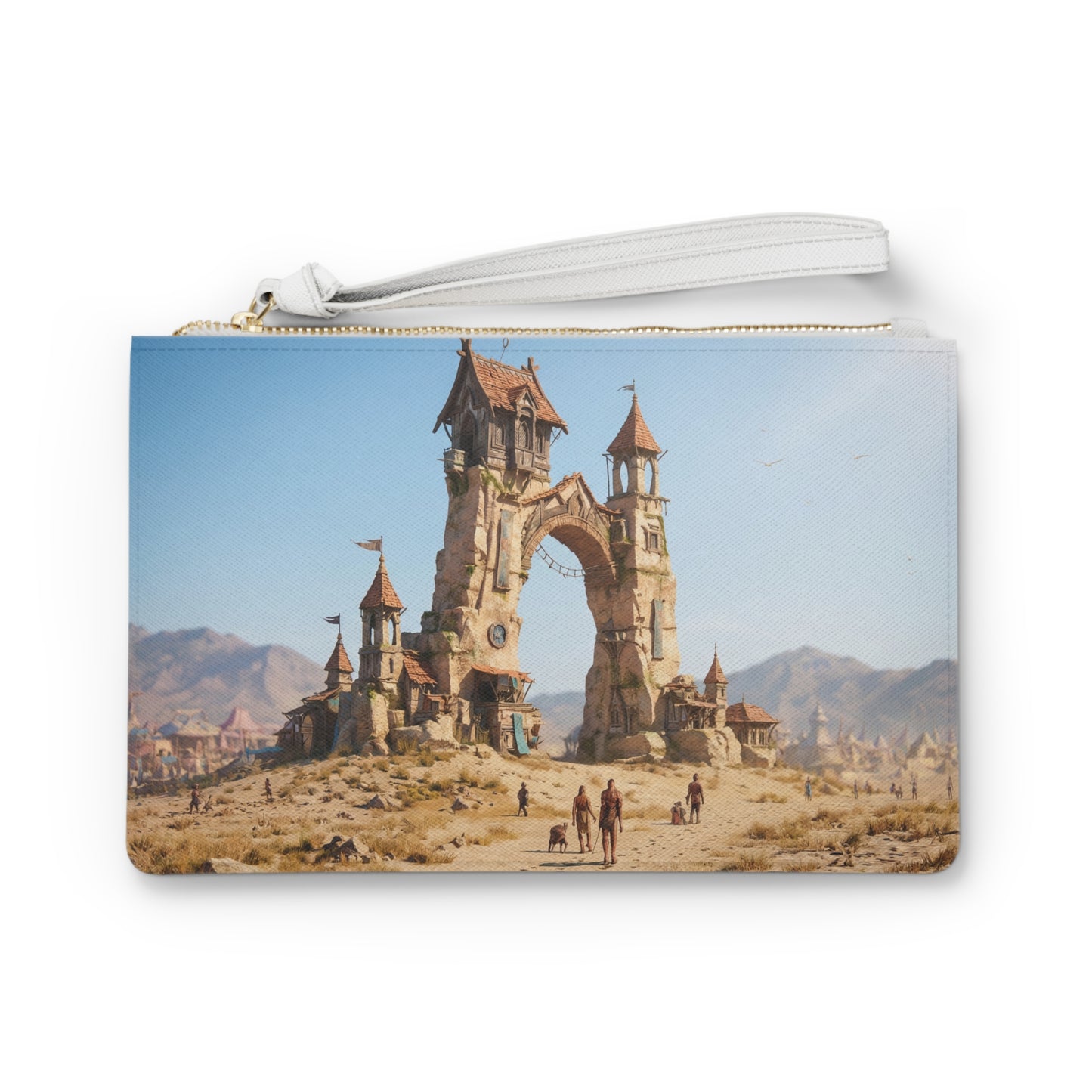 Desert Citadel Clutch Bag – Sun-Swept Ruins of the Forgotten Gate