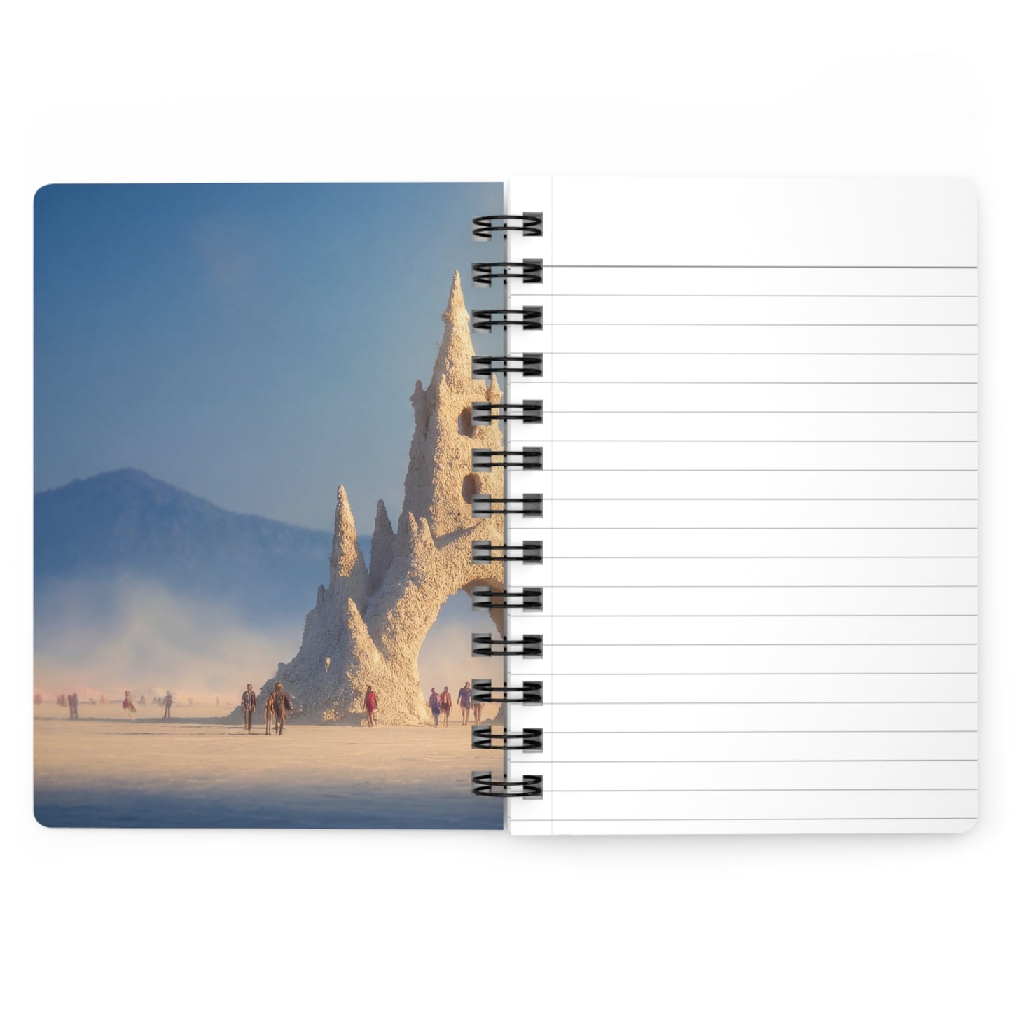 Desert Castle Spiral Bound Journal – Sunlit Sandstone Gateway
