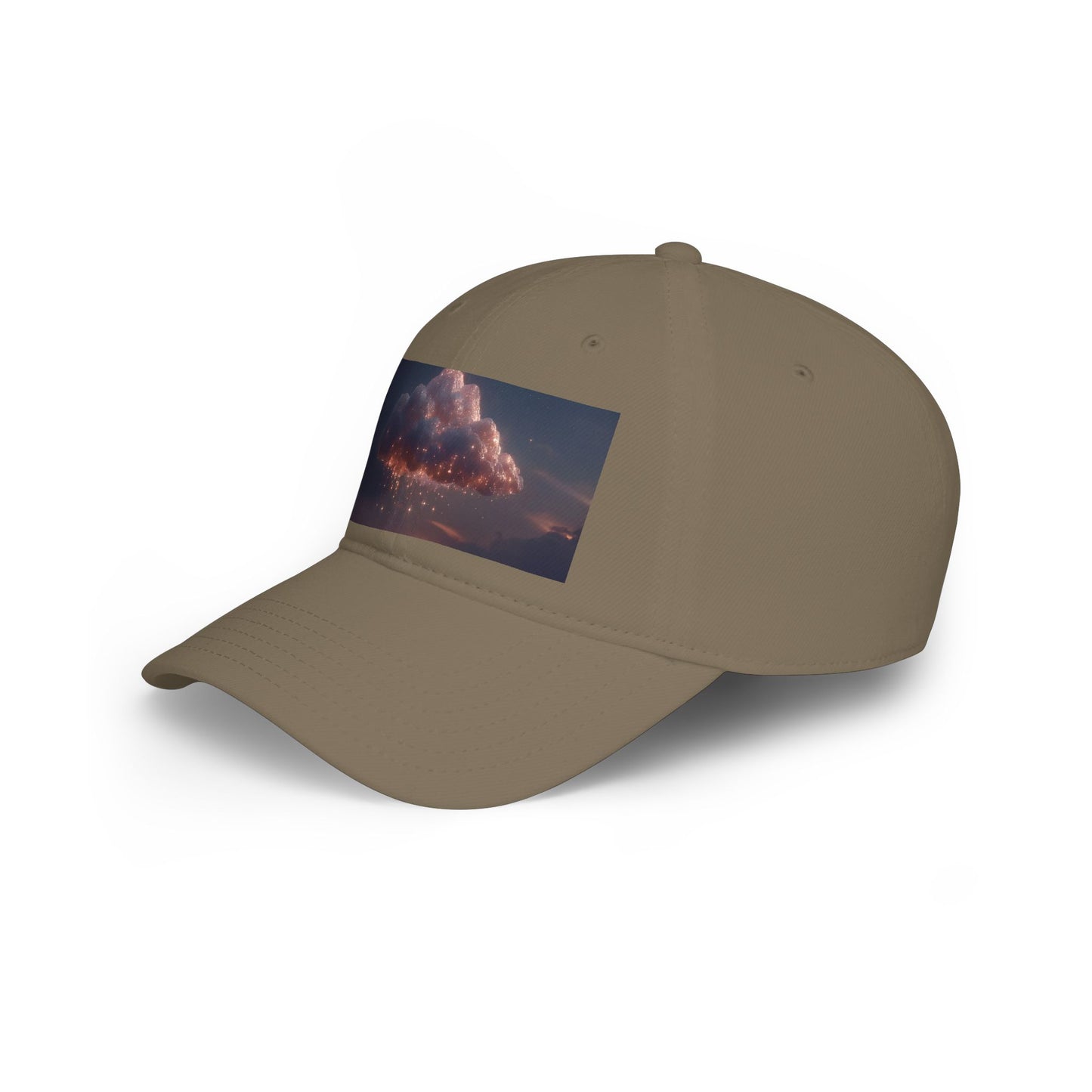 Stardust Cloud Low Profile Baseball Cap – Twinkling Nightfall Dreamscape