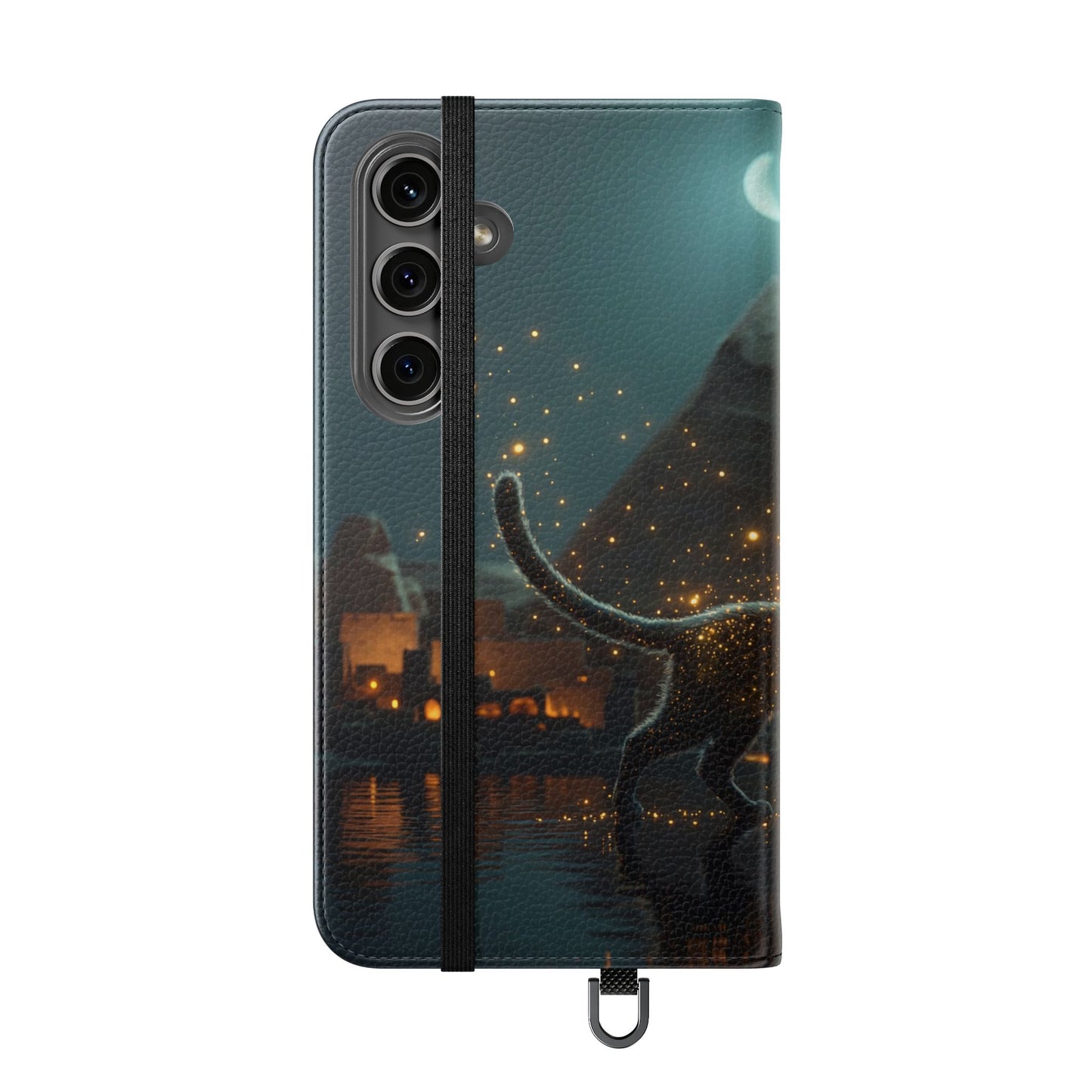 Celestial Vortex Flip Cases – Indigo Cloud Dreamscape