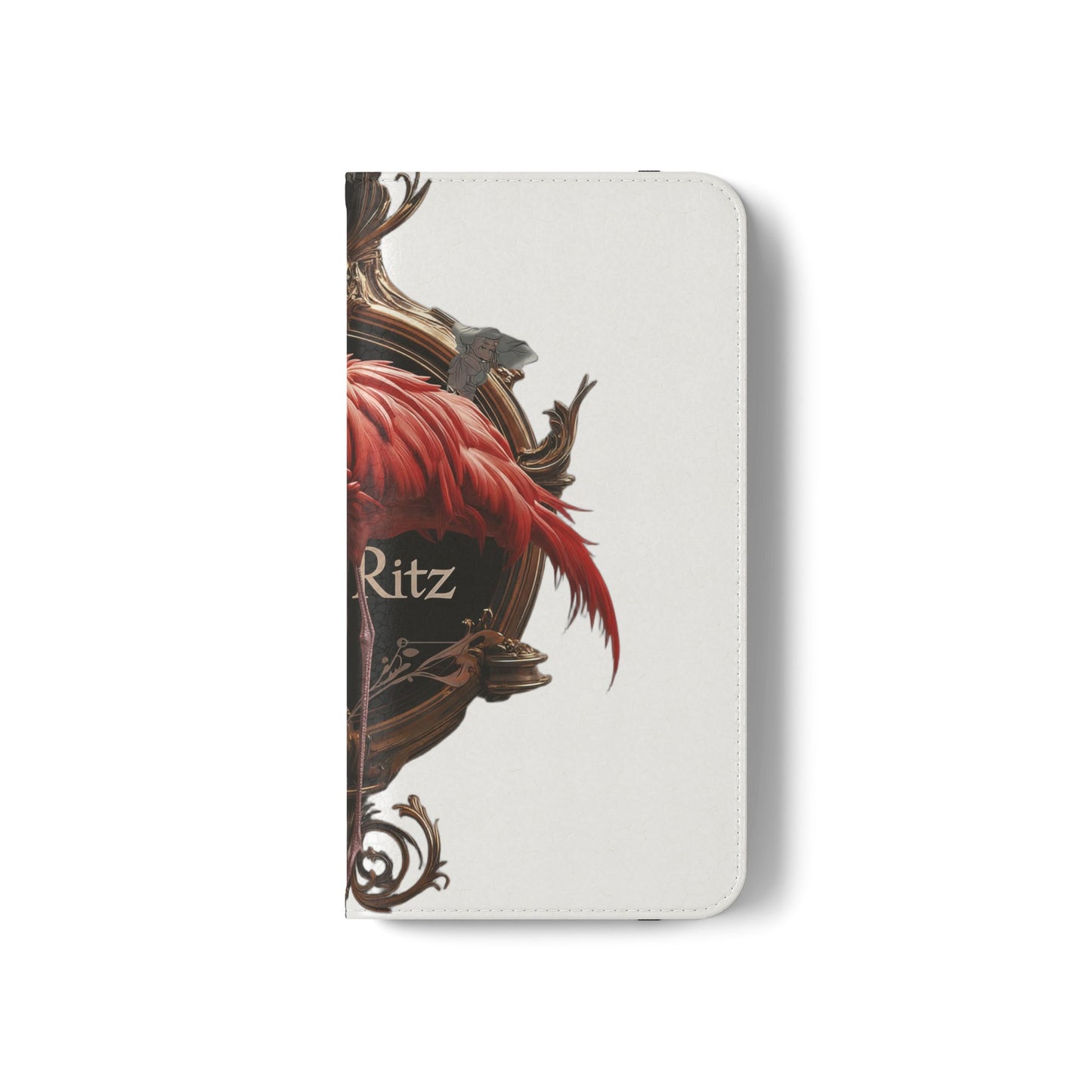 The Ritz Flamingo Flip Cases – Gilded Ornate Frame Art Design