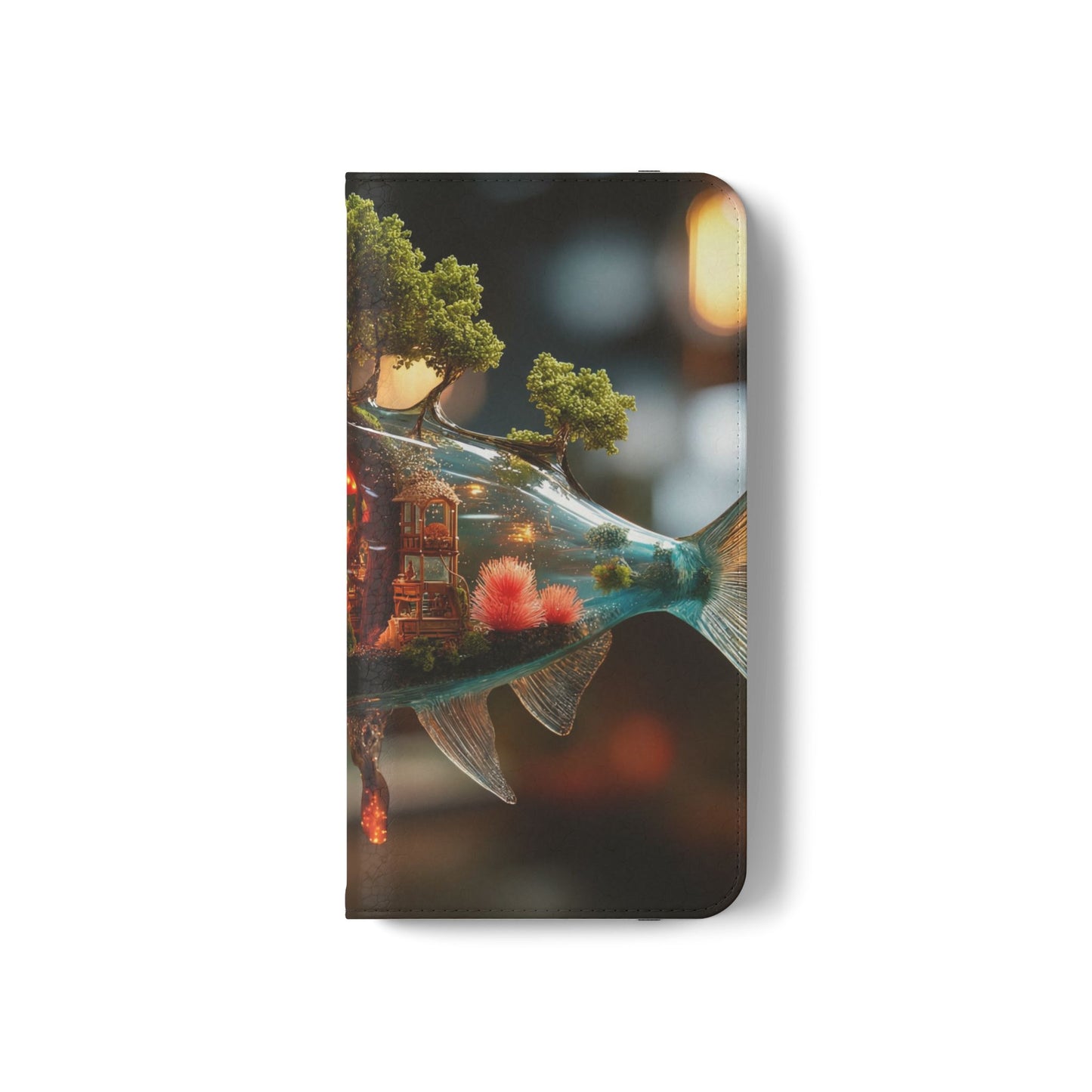 Forest Fish Flip Case – Liquid Glowwood Dreamscape
