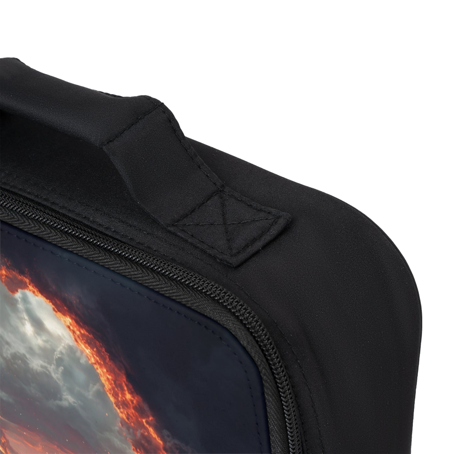 Cosmic Gateway Lunch Bag – Three Figures Before the Burning Portal