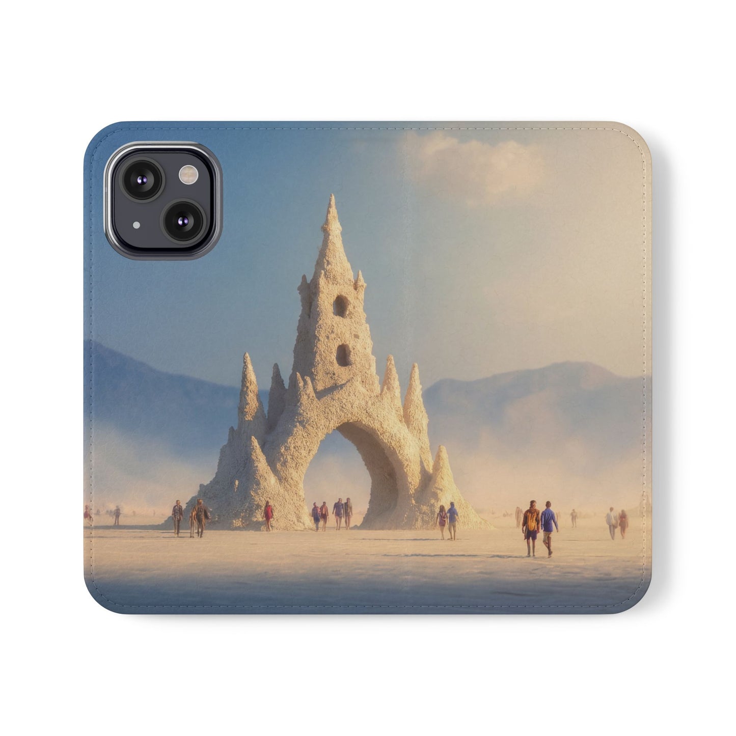 White Tower Flip Cases – Salt Desert Gateway Art