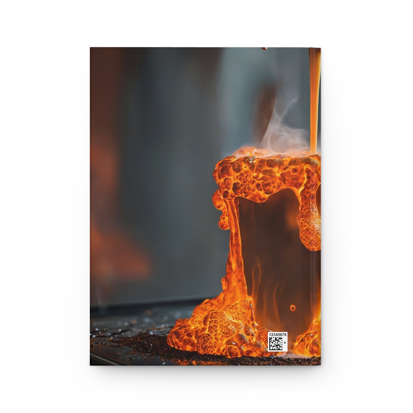 Fiery Coffee Pour - Hardcover Journal