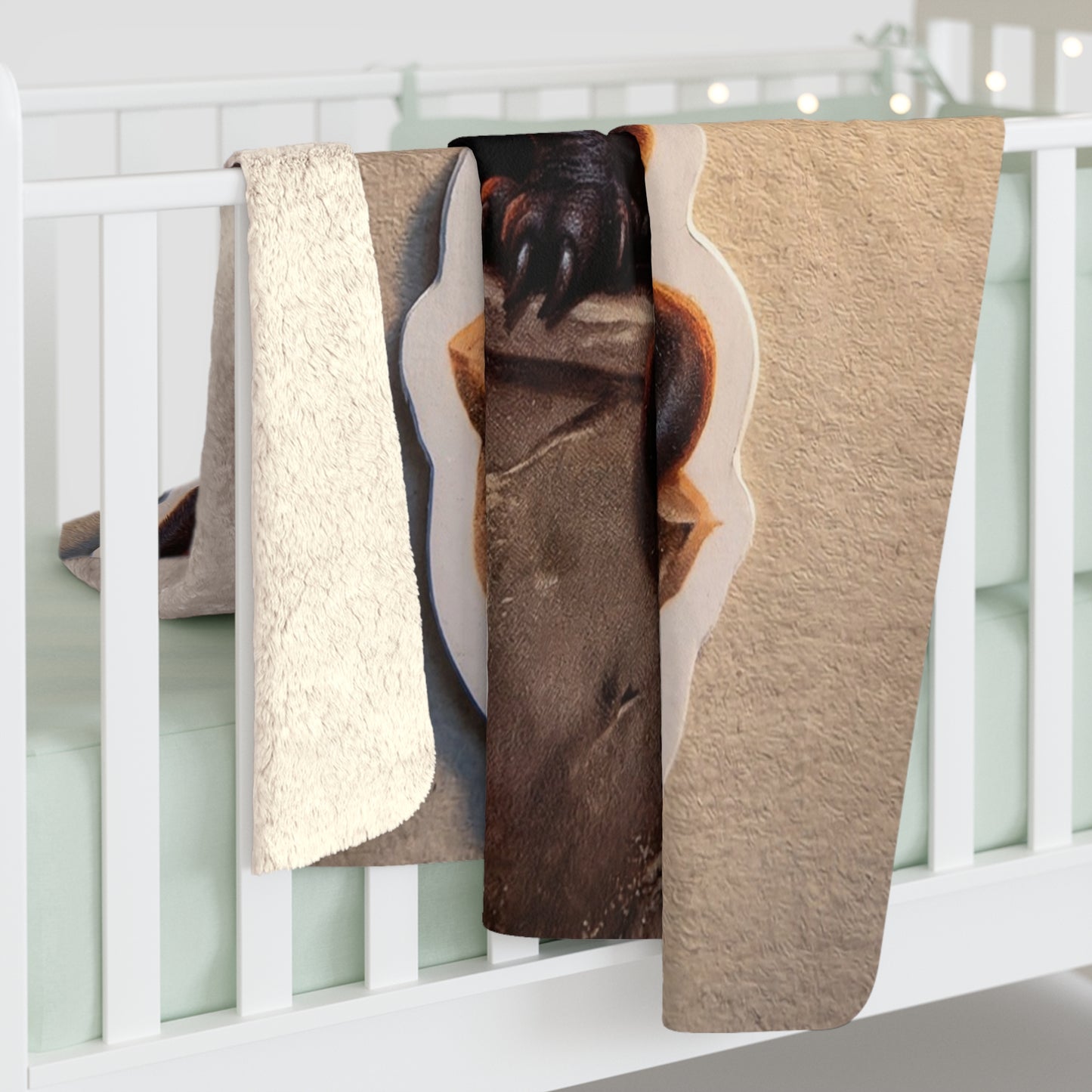 Ember Wing Batcat Sherpa Fleece Blanket – Twilight Guardian Sticker Art