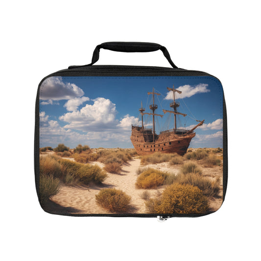 Shipwrecked Galleon Lunch Bag – Deserted Sea’s Last Stand