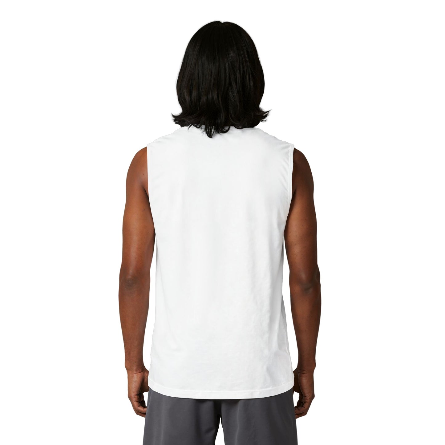 Golden Hour Wolf Jersey Muscle Tank – Sentinel at Dusk Graphic Tee
