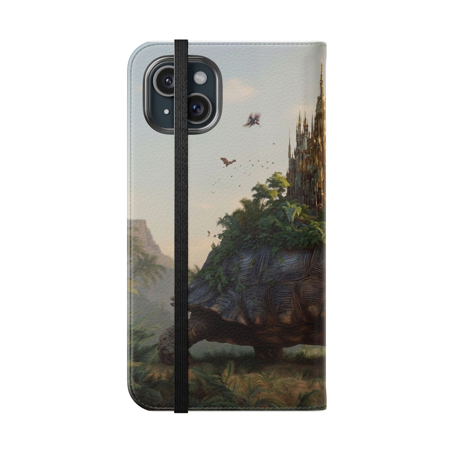 Castle Turtle Flip Cases – Golden Spire Jungle Guardian