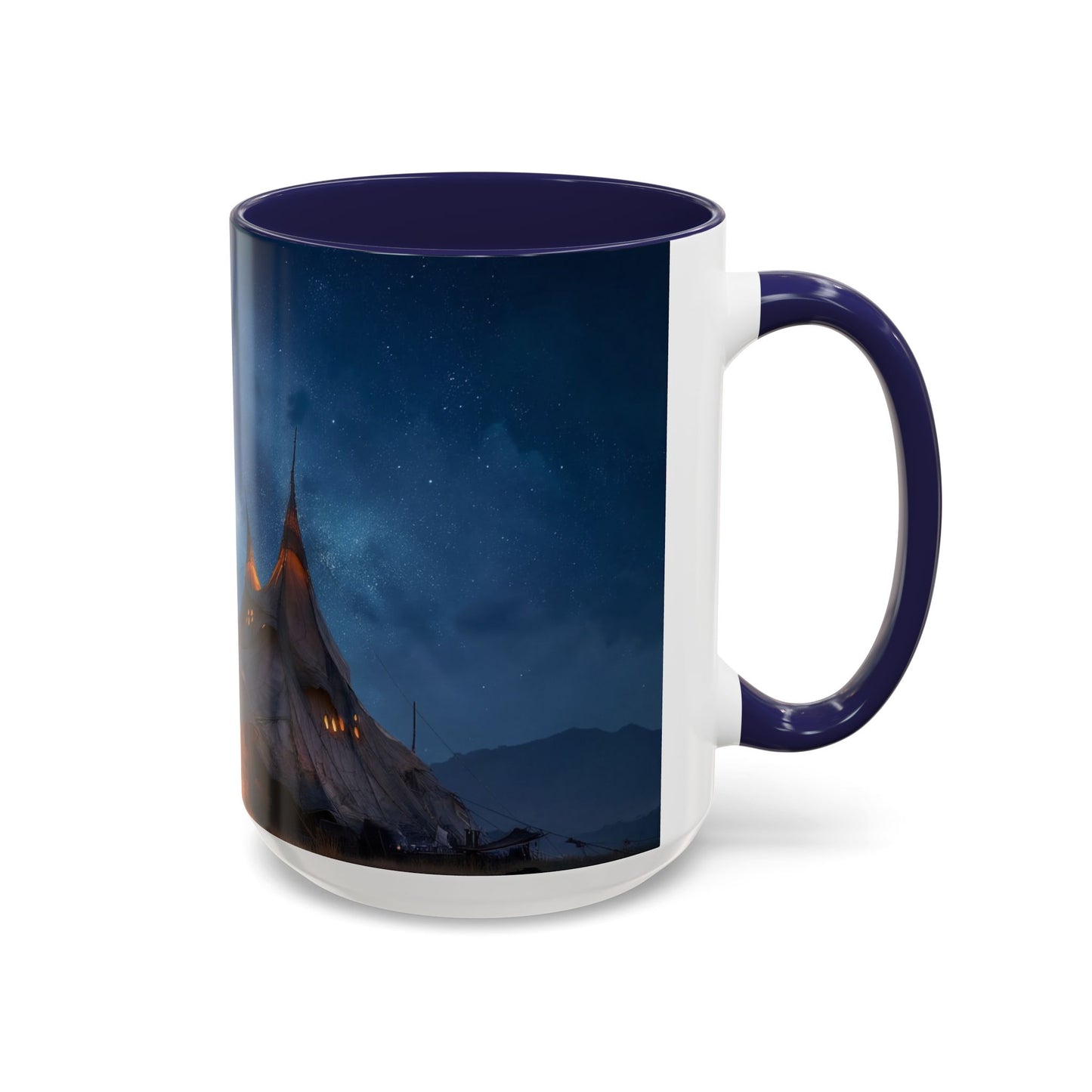 Starlit Nomad Tent Mug – Milky Way Haven Coffee Cup