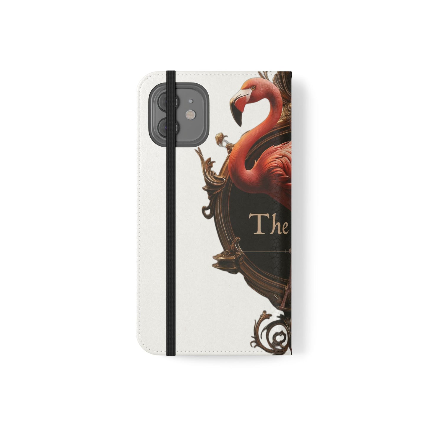 The Ritz Flamingo Flip Cases – Gilded Ornate Frame Art Design