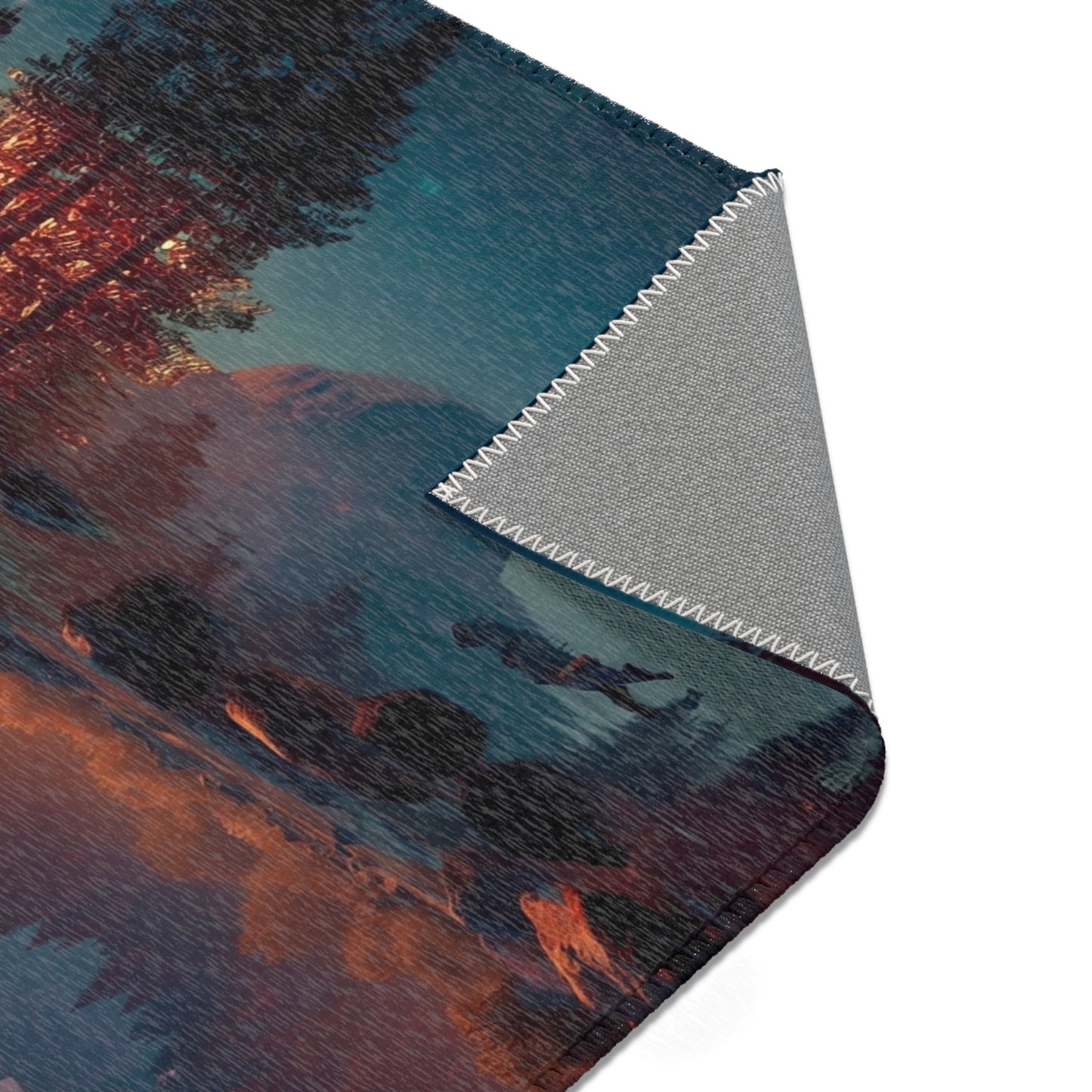 Half Dome Starlight Area Rugs – Mirror Lake Twilight Dreamscape