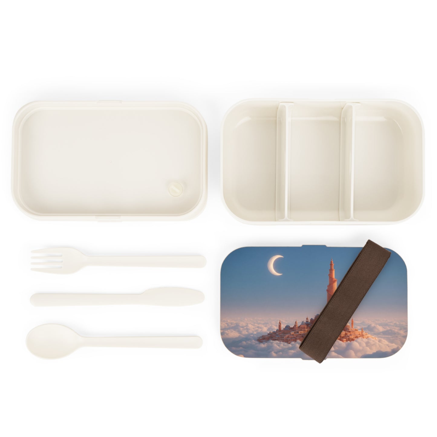 Celestial City Bento Lunch Box – Sunset Serenity Above the Clouds