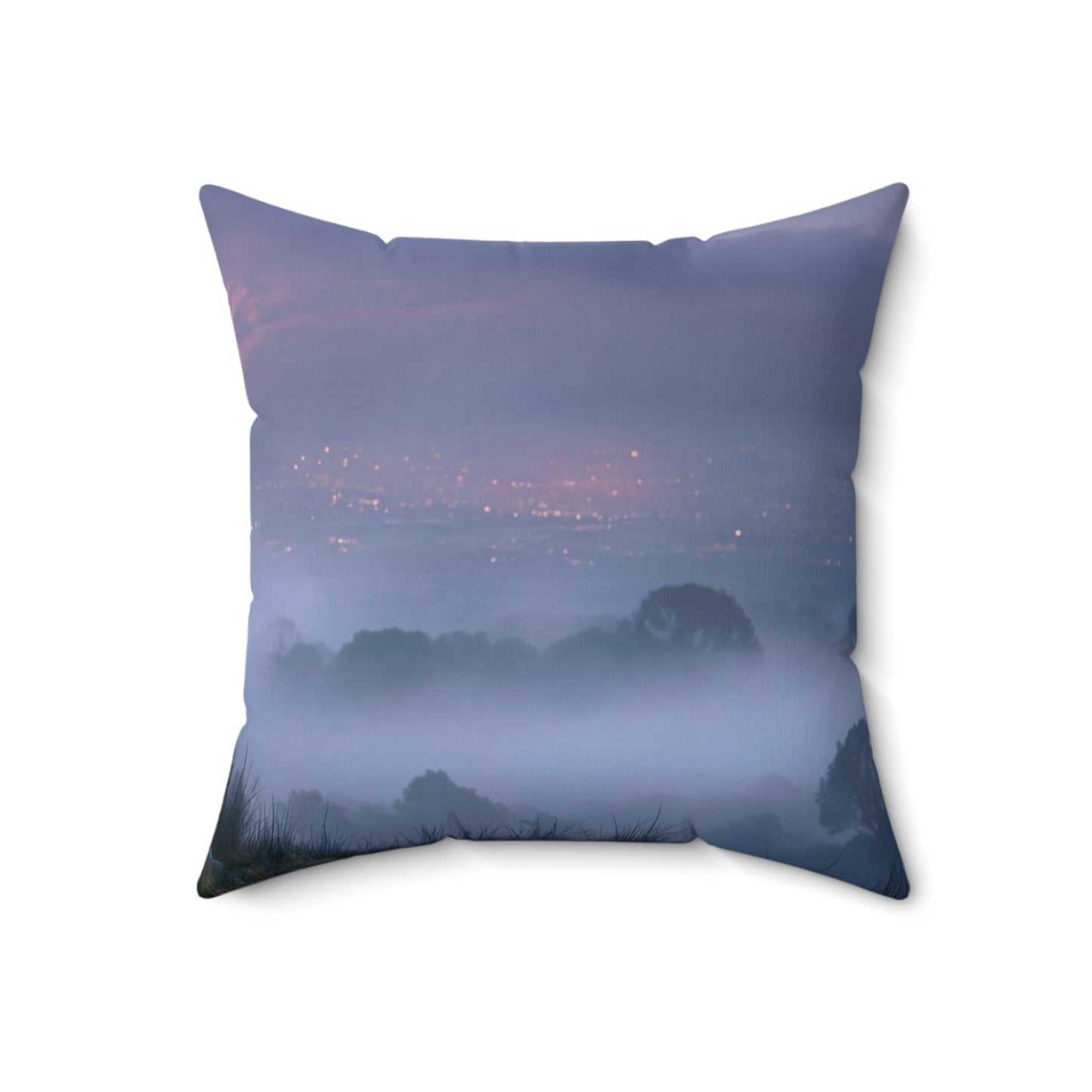 Moonlit Sentinel Pillow – Dreamer’s Twilight Vista