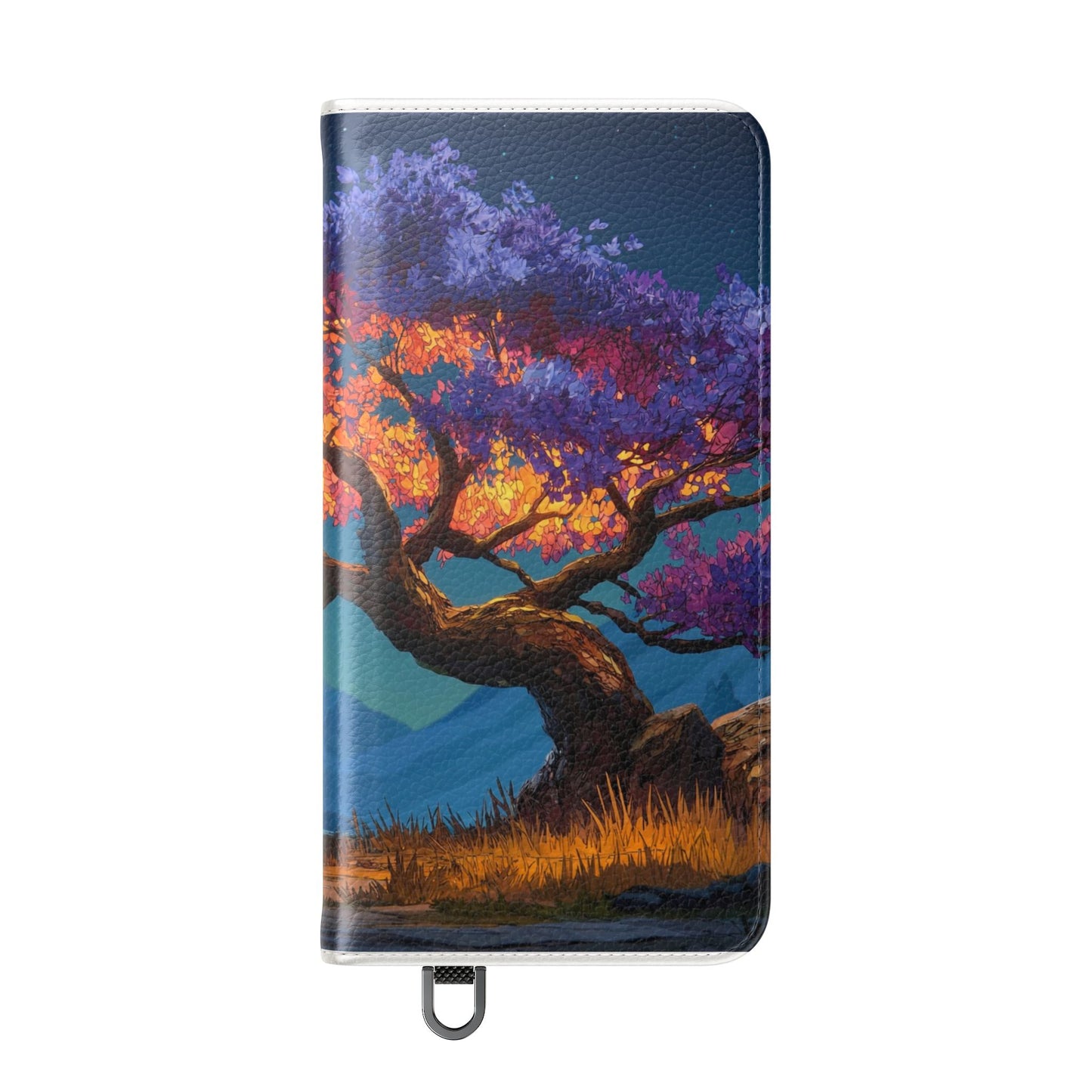Violet Flame Tree Flip Cases – Twilight Mountain Glow Case