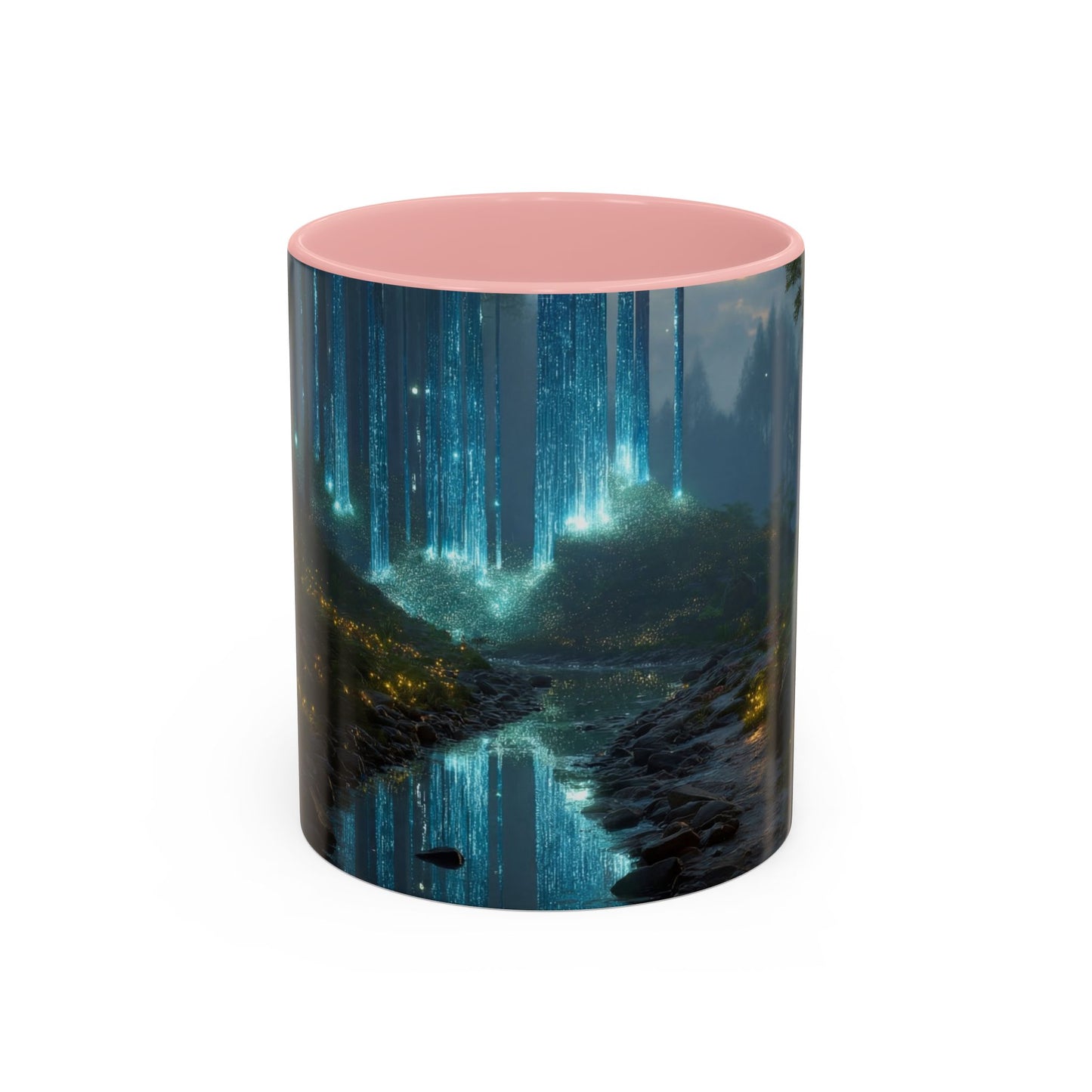 Celestial Falls Accent Coffee Mug (11, 15oz) – Twilight’s Whispering Woods