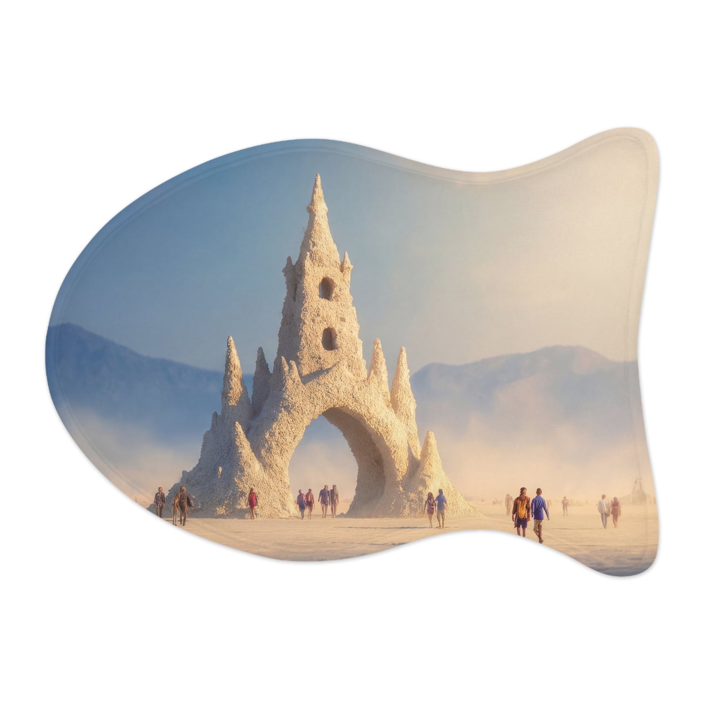 Salt Tower Pet Feeding Mats – Desert Gateway at Golden Hour